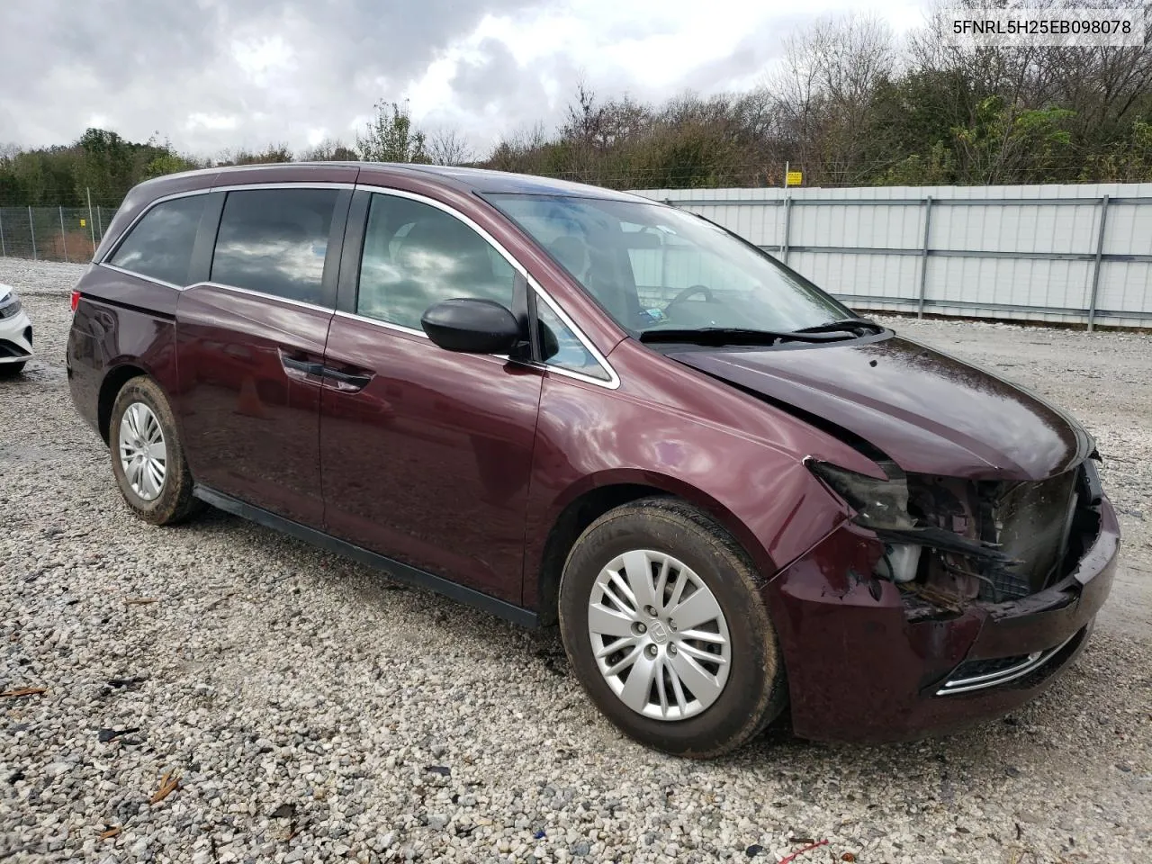 2014 Honda Odyssey Lx VIN: 5FNRL5H25EB098078 Lot: 79063974