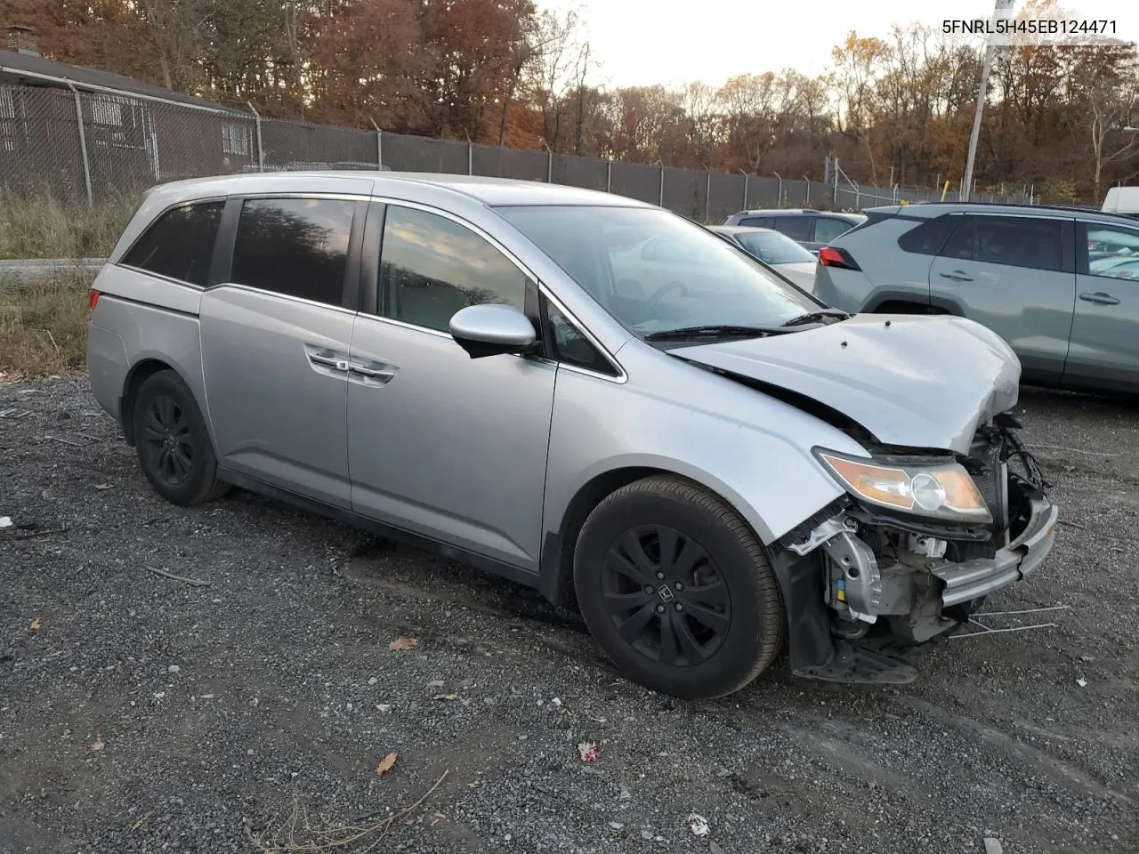 2014 Honda Odyssey Ex VIN: 5FNRL5H45EB124471 Lot: 79171814