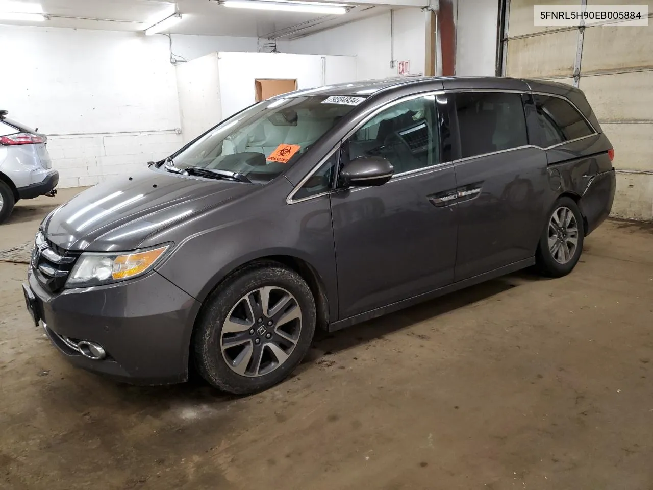 2014 Honda Odyssey Touring VIN: 5FNRL5H90EB005884 Lot: 79234934