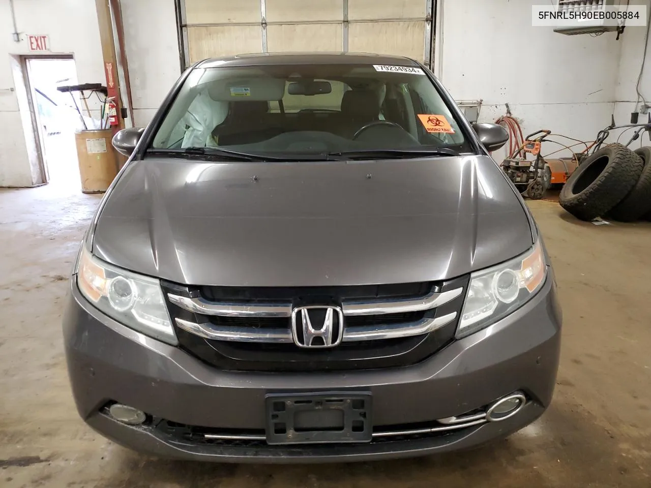 2014 Honda Odyssey Touring VIN: 5FNRL5H90EB005884 Lot: 79234934