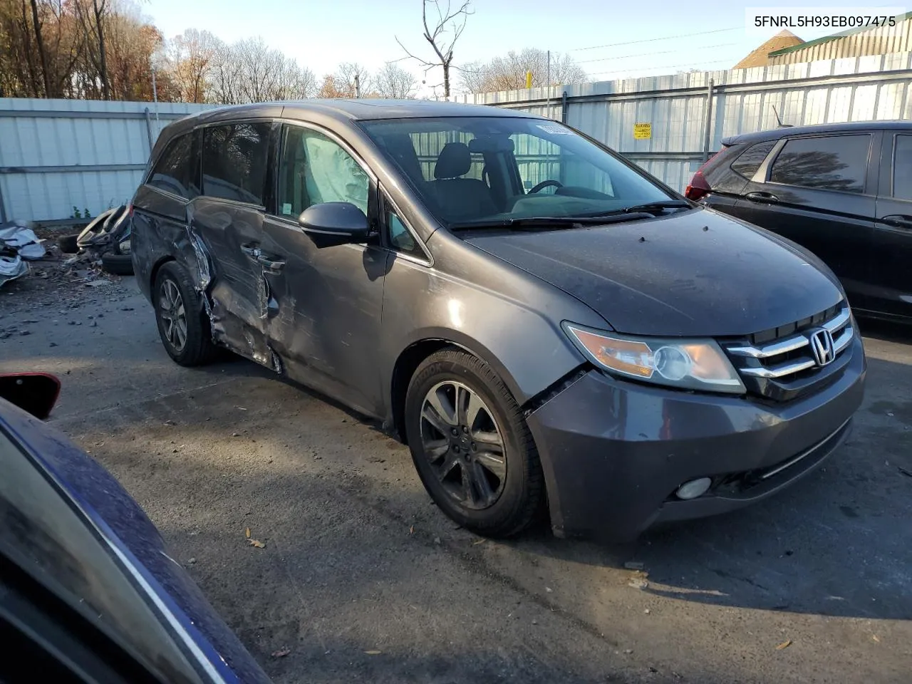 2014 Honda Odyssey Touring VIN: 5FNRL5H93EB097475 Lot: 79336284