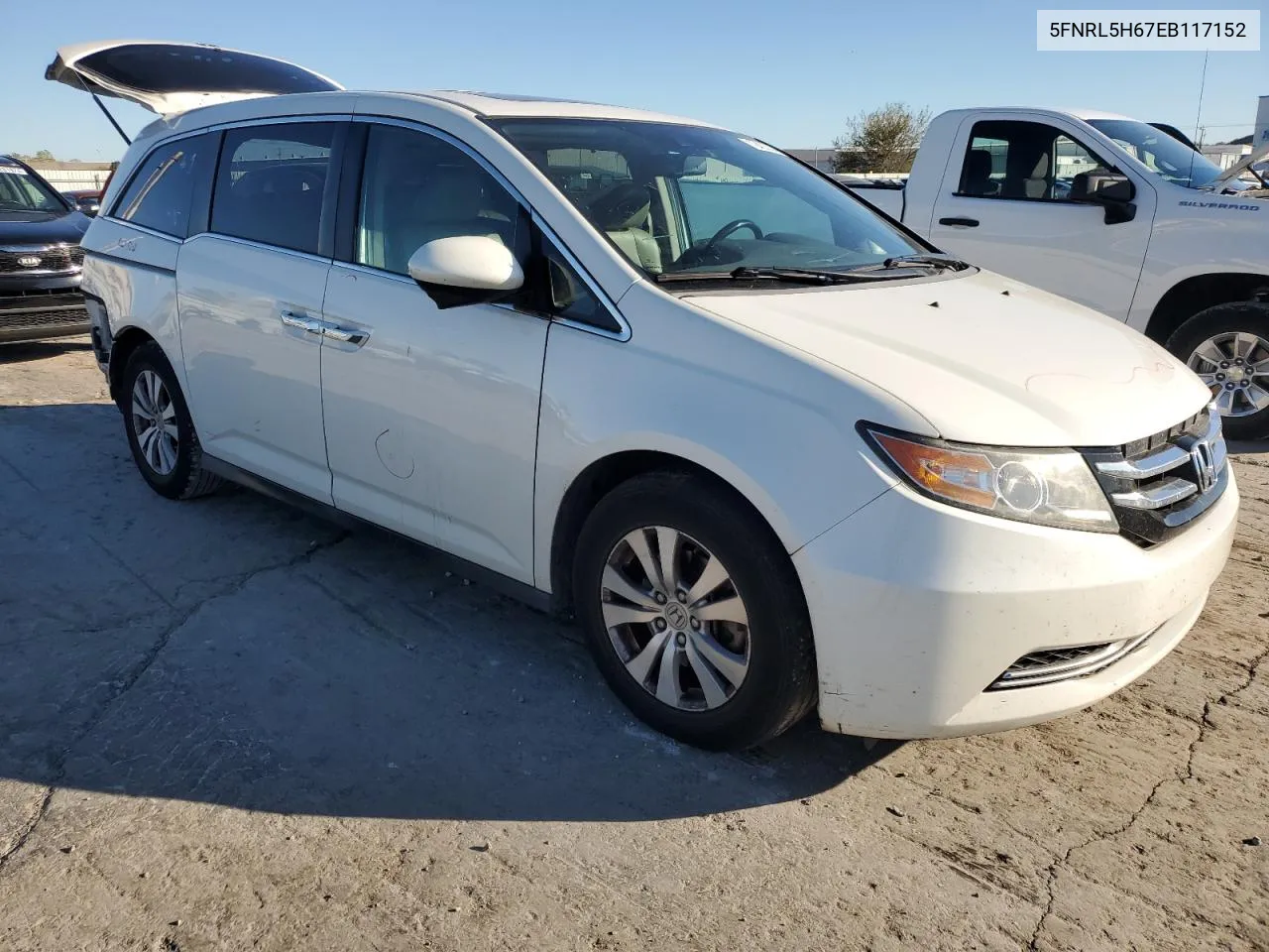 2014 Honda Odyssey Exl VIN: 5FNRL5H67EB117152 Lot: 79403744