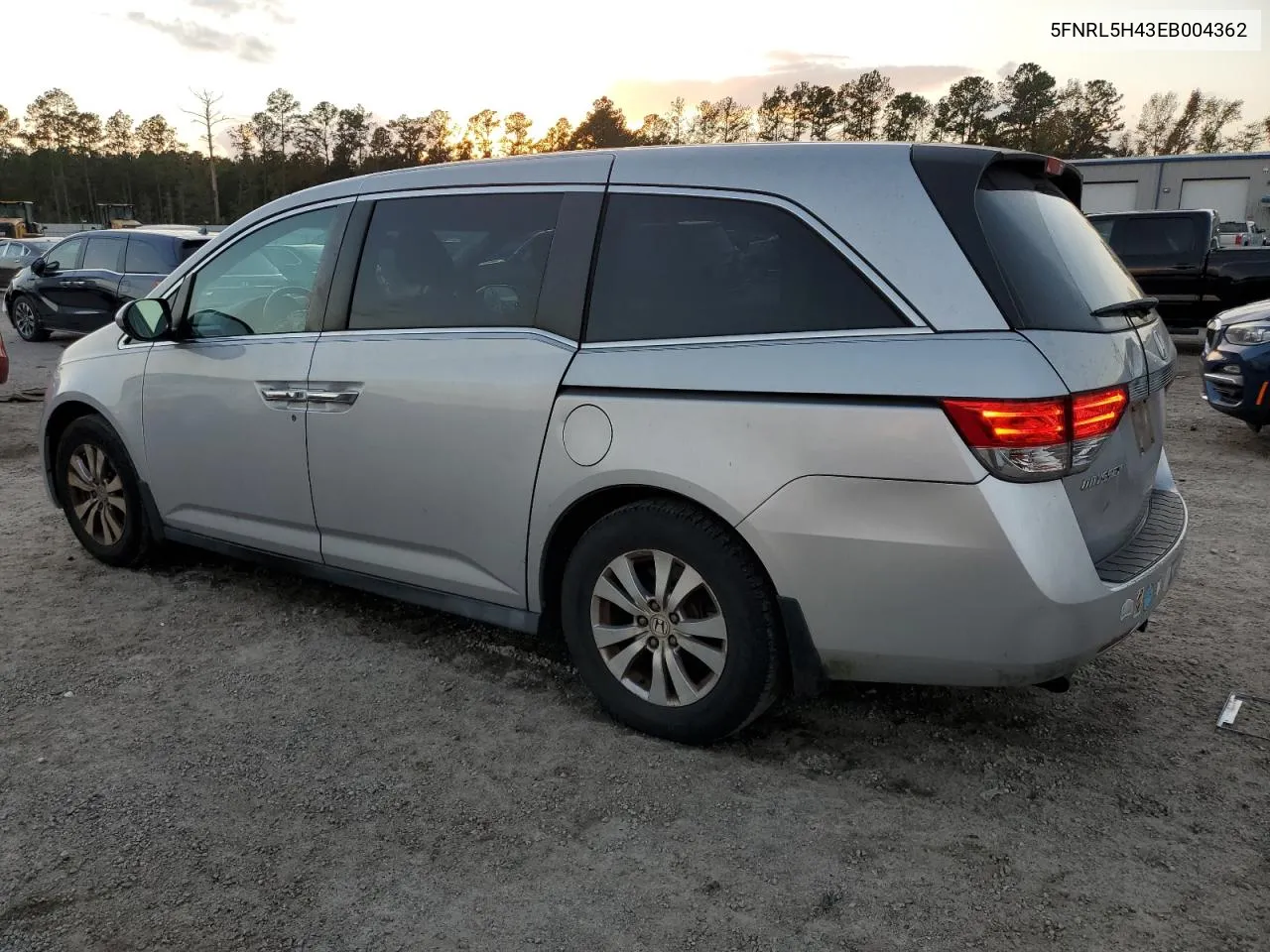 2014 Honda Odyssey Ex VIN: 5FNRL5H43EB004362 Lot: 79425344