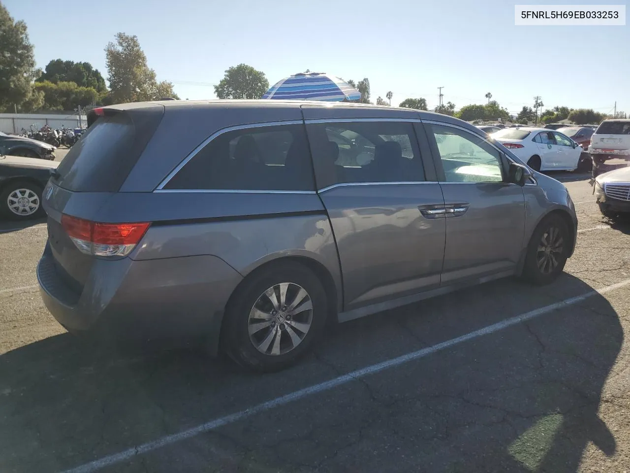 2014 Honda Odyssey Exl VIN: 5FNRL5H69EB033253 Lot: 79534244