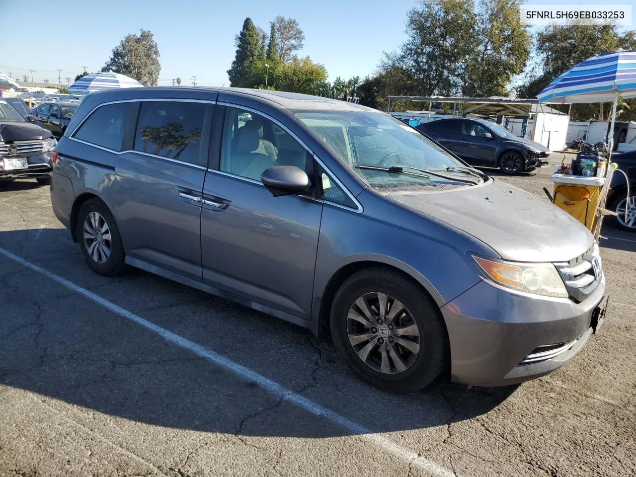 2014 Honda Odyssey Exl VIN: 5FNRL5H69EB033253 Lot: 79534244