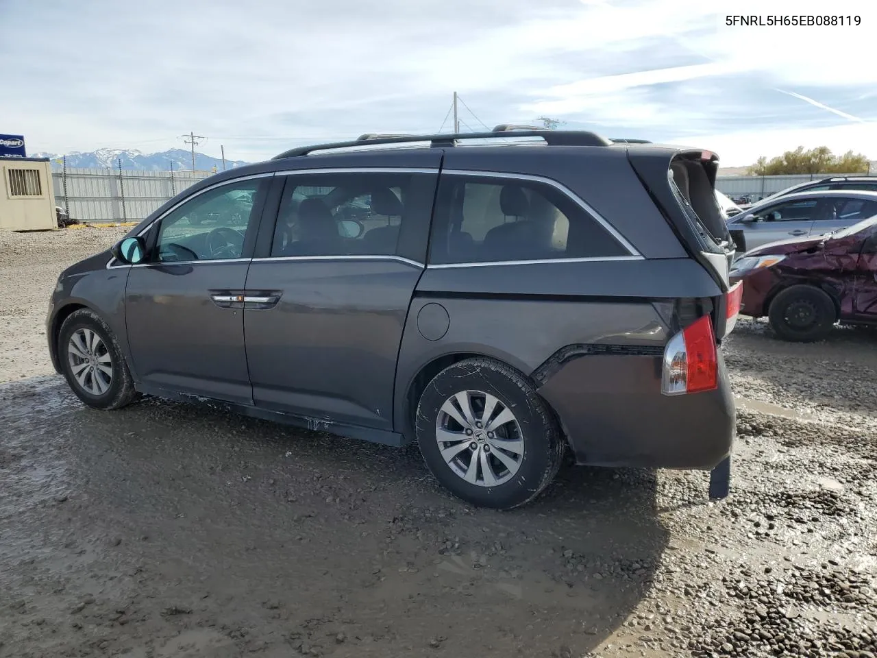 2014 Honda Odyssey Exl VIN: 5FNRL5H65EB088119 Lot: 80157294