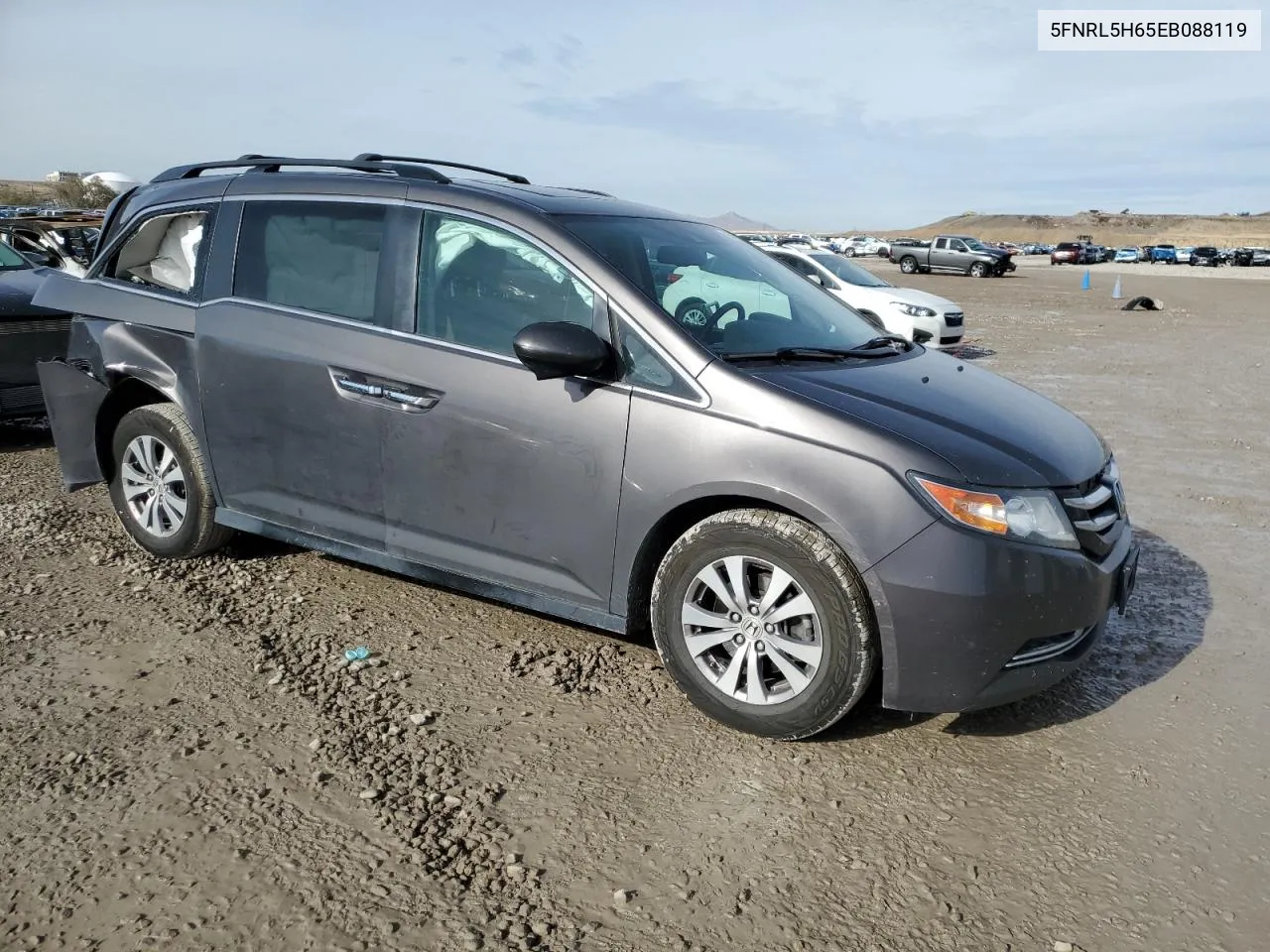 2014 Honda Odyssey Exl VIN: 5FNRL5H65EB088119 Lot: 80157294