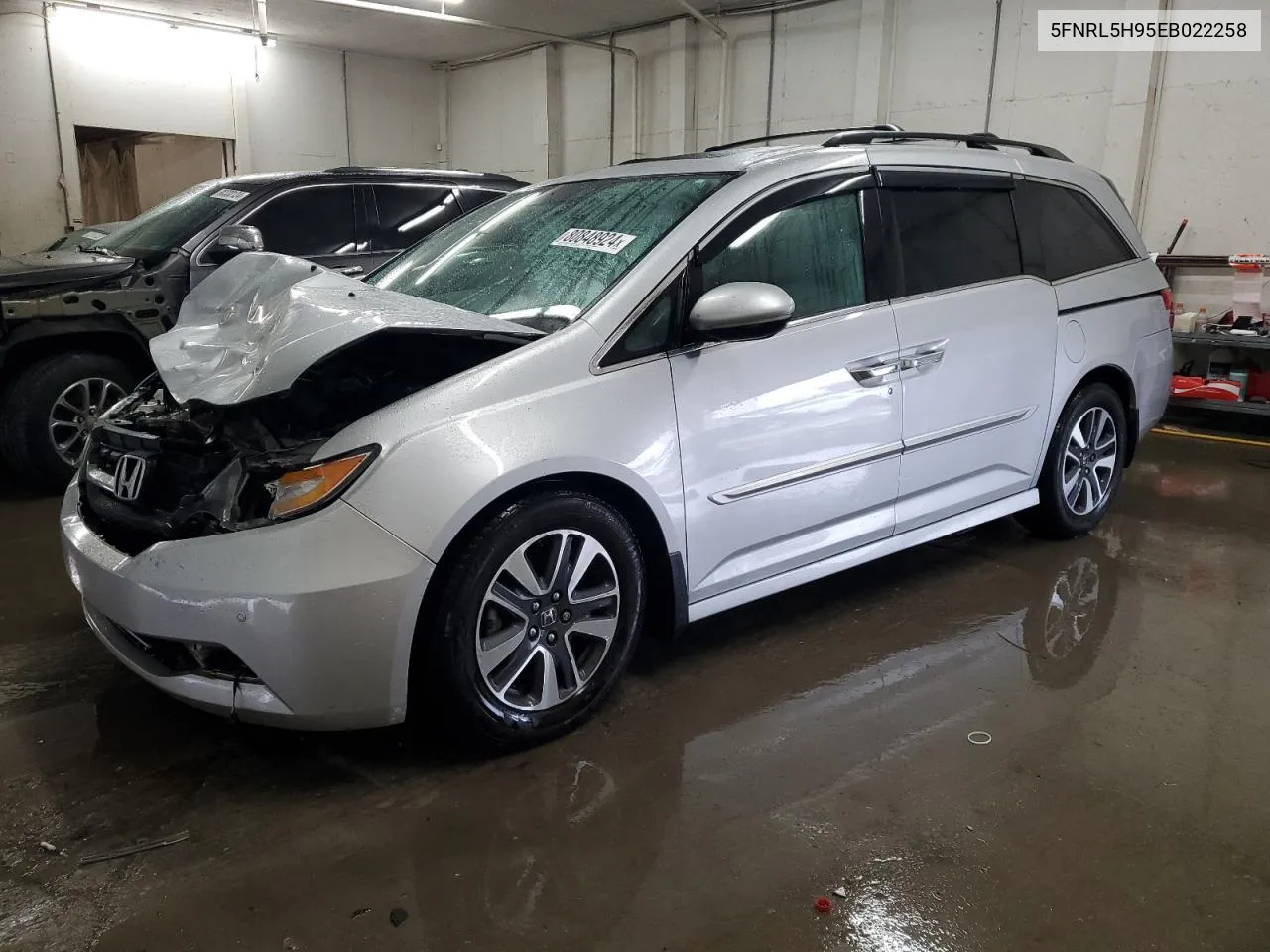 2014 Honda Odyssey Touring VIN: 5FNRL5H95EB022258 Lot: 80848924