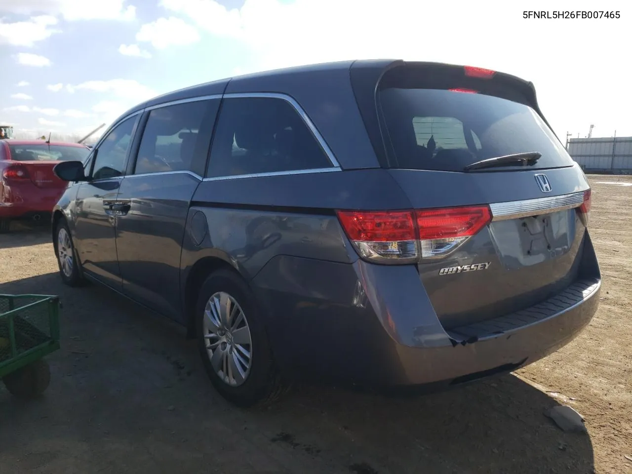 5FNRL5H26FB007465 2015 Honda Odyssey Lx