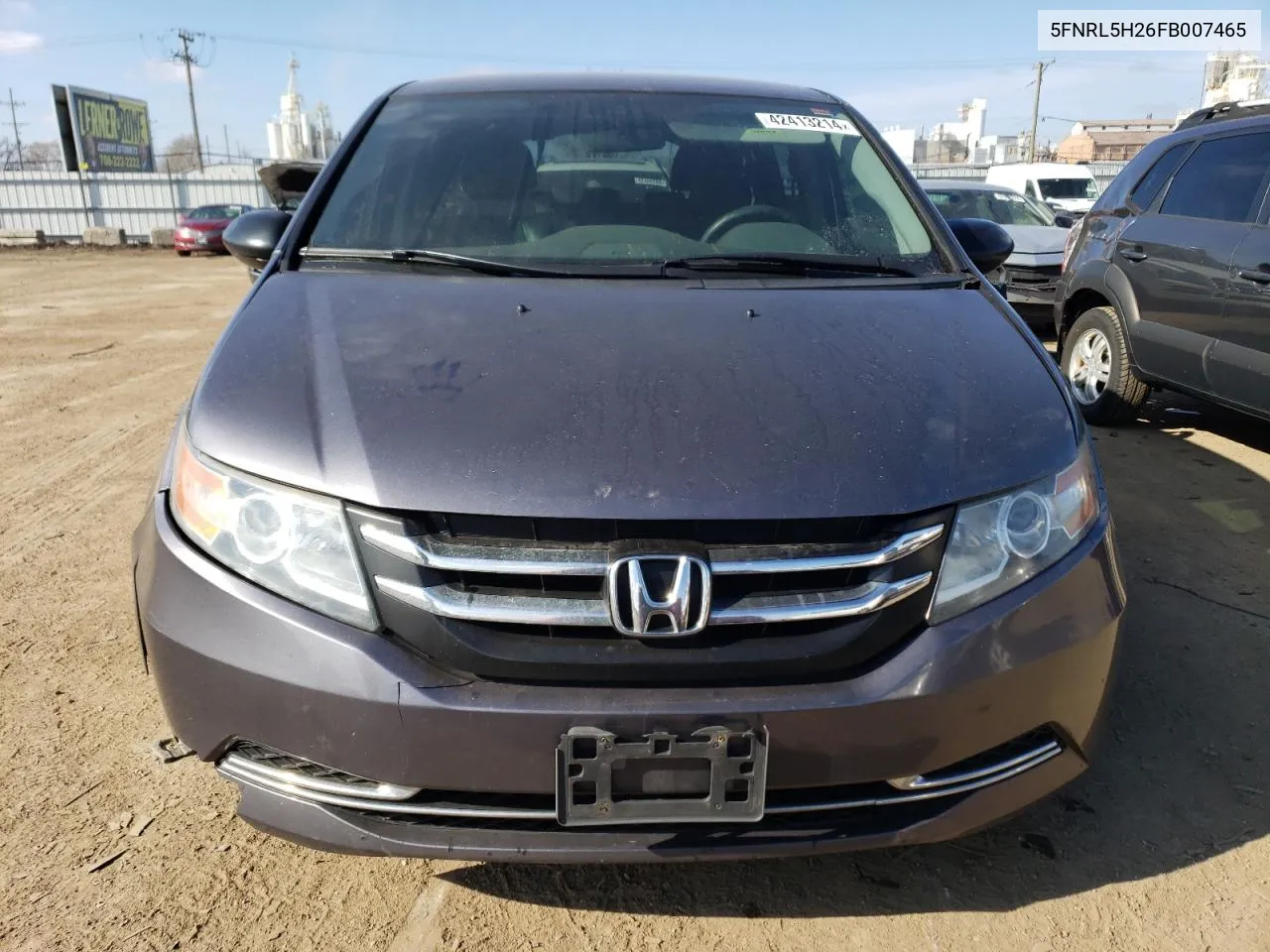 2015 Honda Odyssey Lx VIN: 5FNRL5H26FB007465 Lot: 42413214