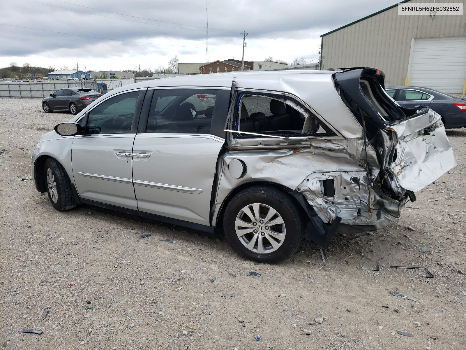 2015 Honda Odyssey Exl VIN: 5FNRL5H62FB032852 Lot: 49136094