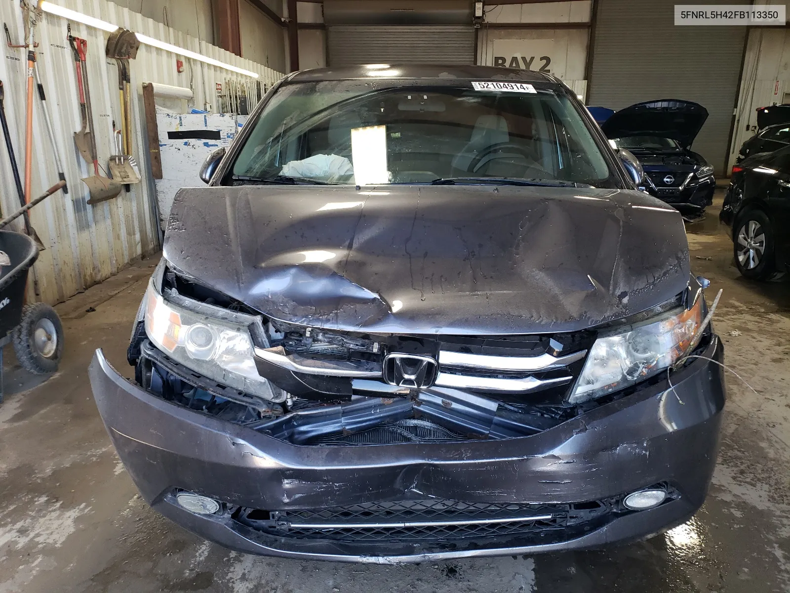 5FNRL5H42FB113350 2015 Honda Odyssey Ex