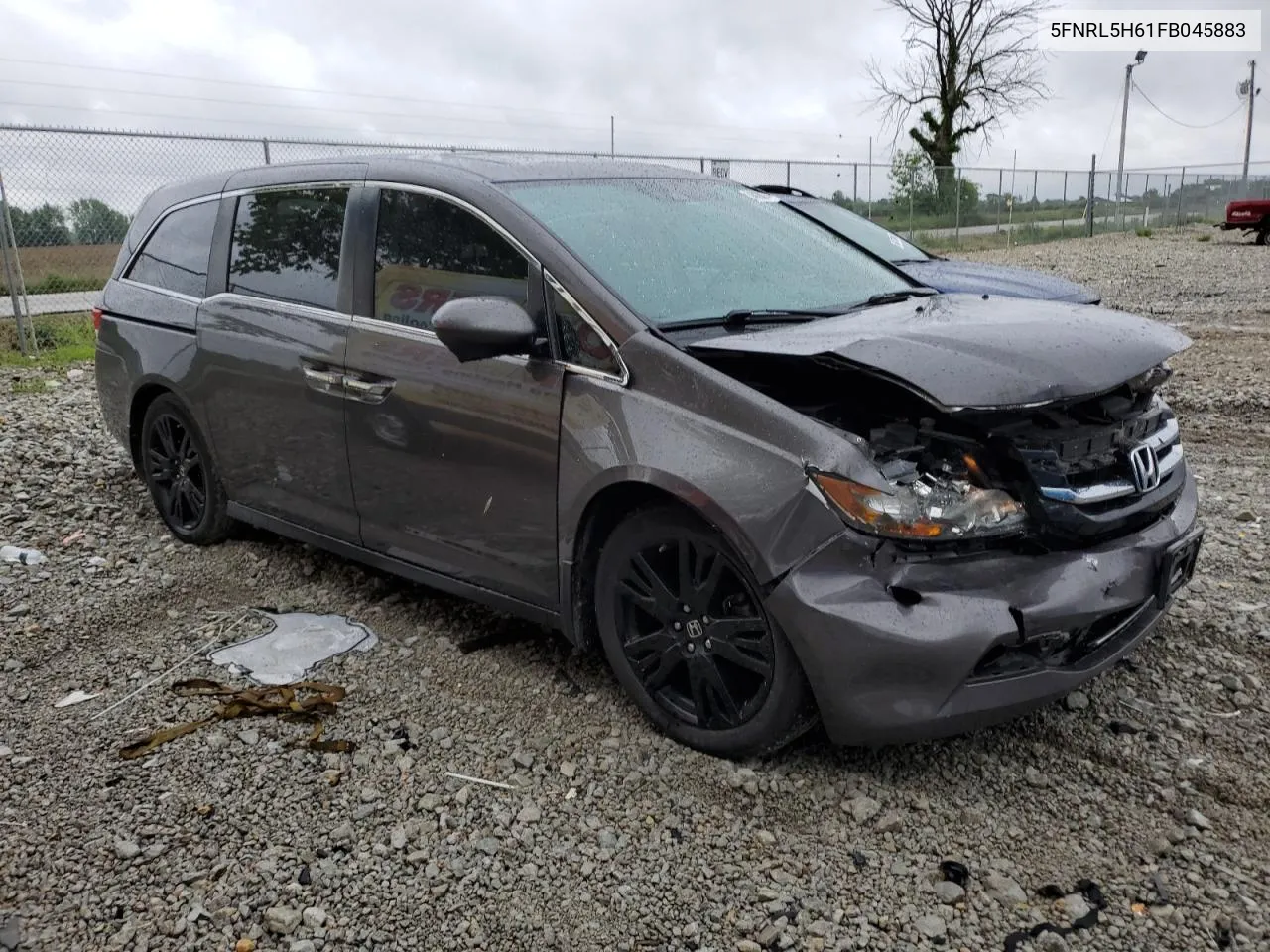 2015 Honda Odyssey Exl VIN: 5FNRL5H61FB045883 Lot: 54920084