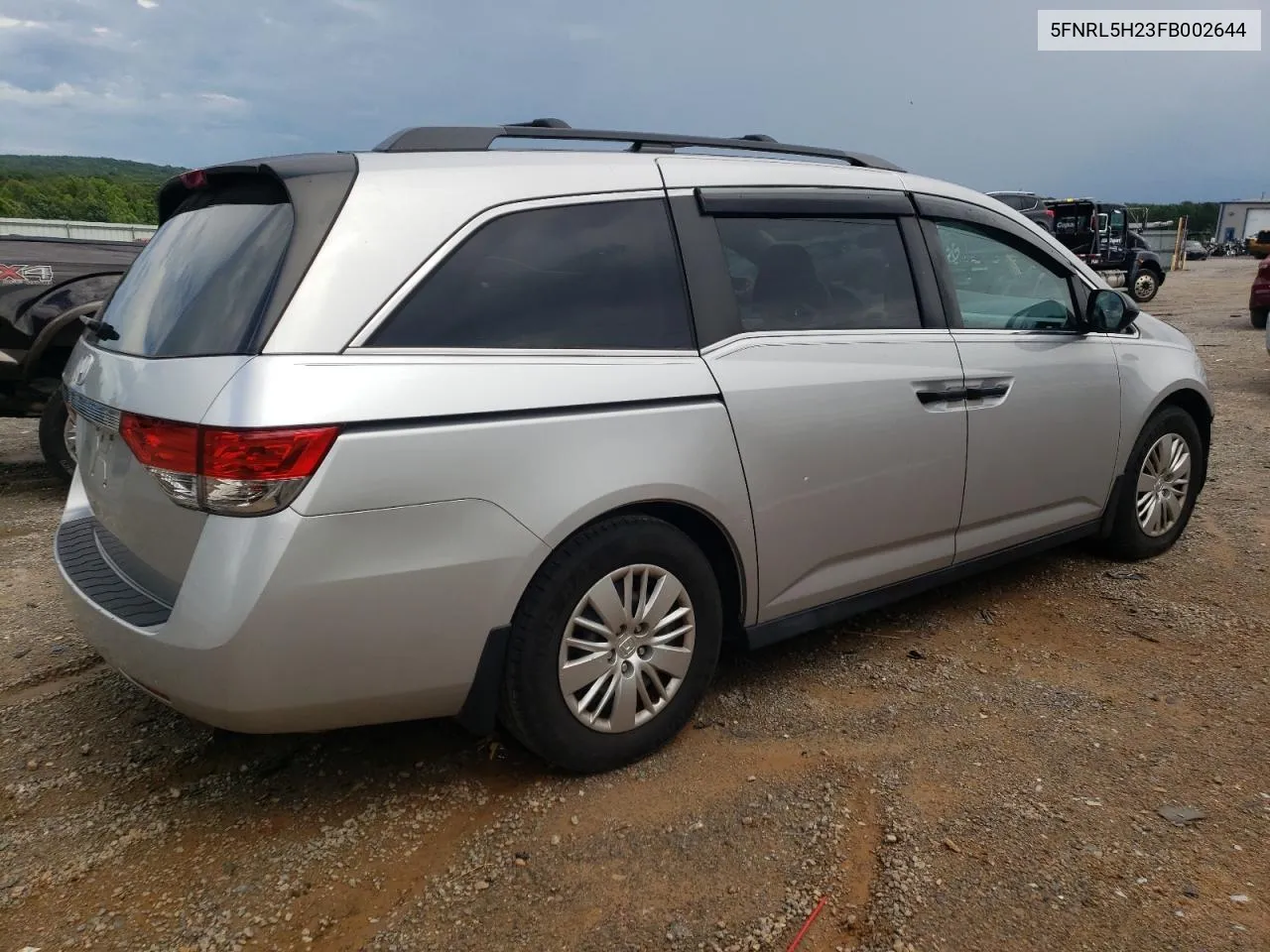 5FNRL5H23FB002644 2015 Honda Odyssey Lx