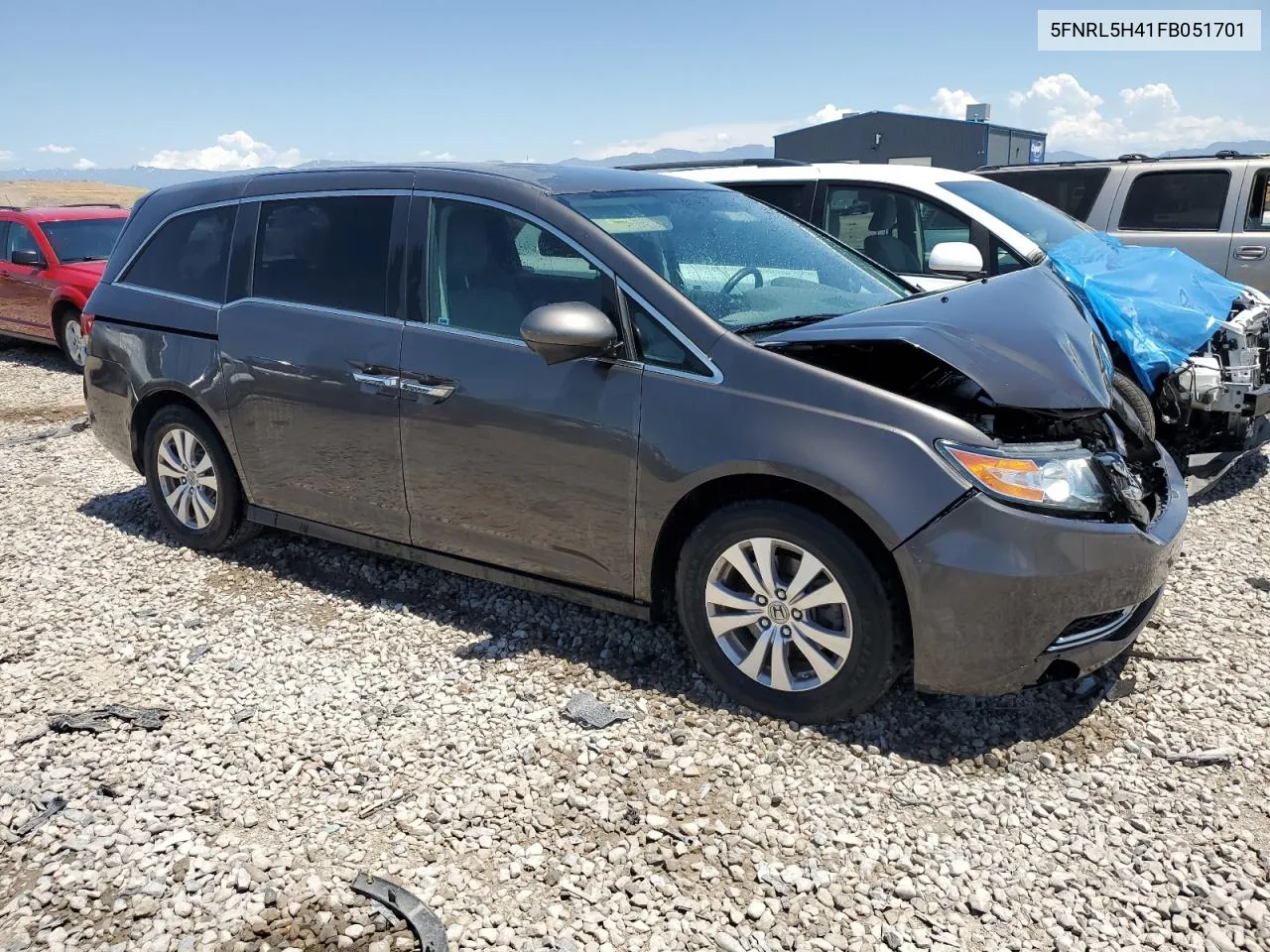 2015 Honda Odyssey Ex VIN: 5FNRL5H41FB051701 Lot: 57935404