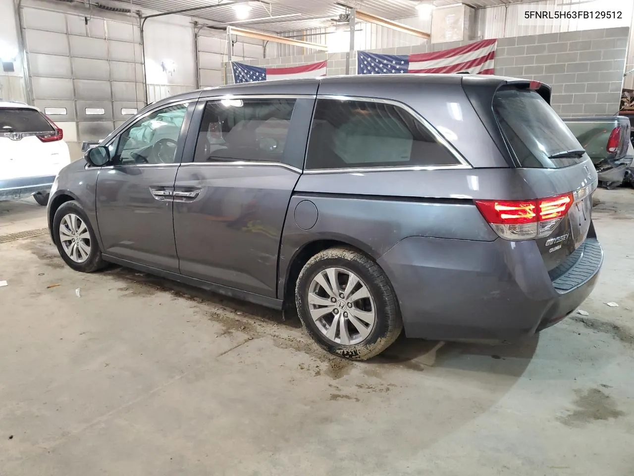 2015 Honda Odyssey Exl VIN: 5FNRL5H63FB129512 Lot: 58341354