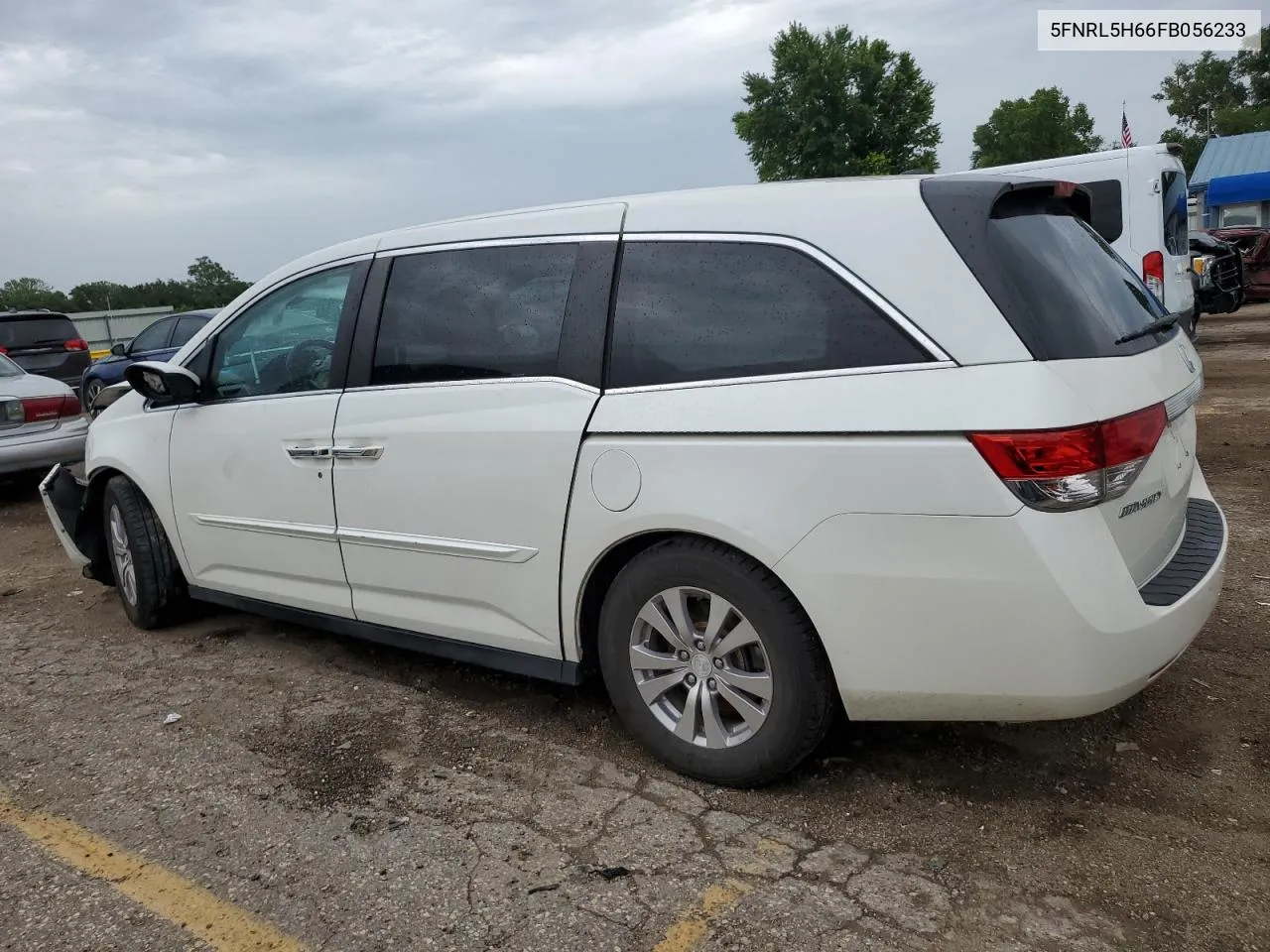 2015 Honda Odyssey Exl VIN: 5FNRL5H66FB056233 Lot: 61761364