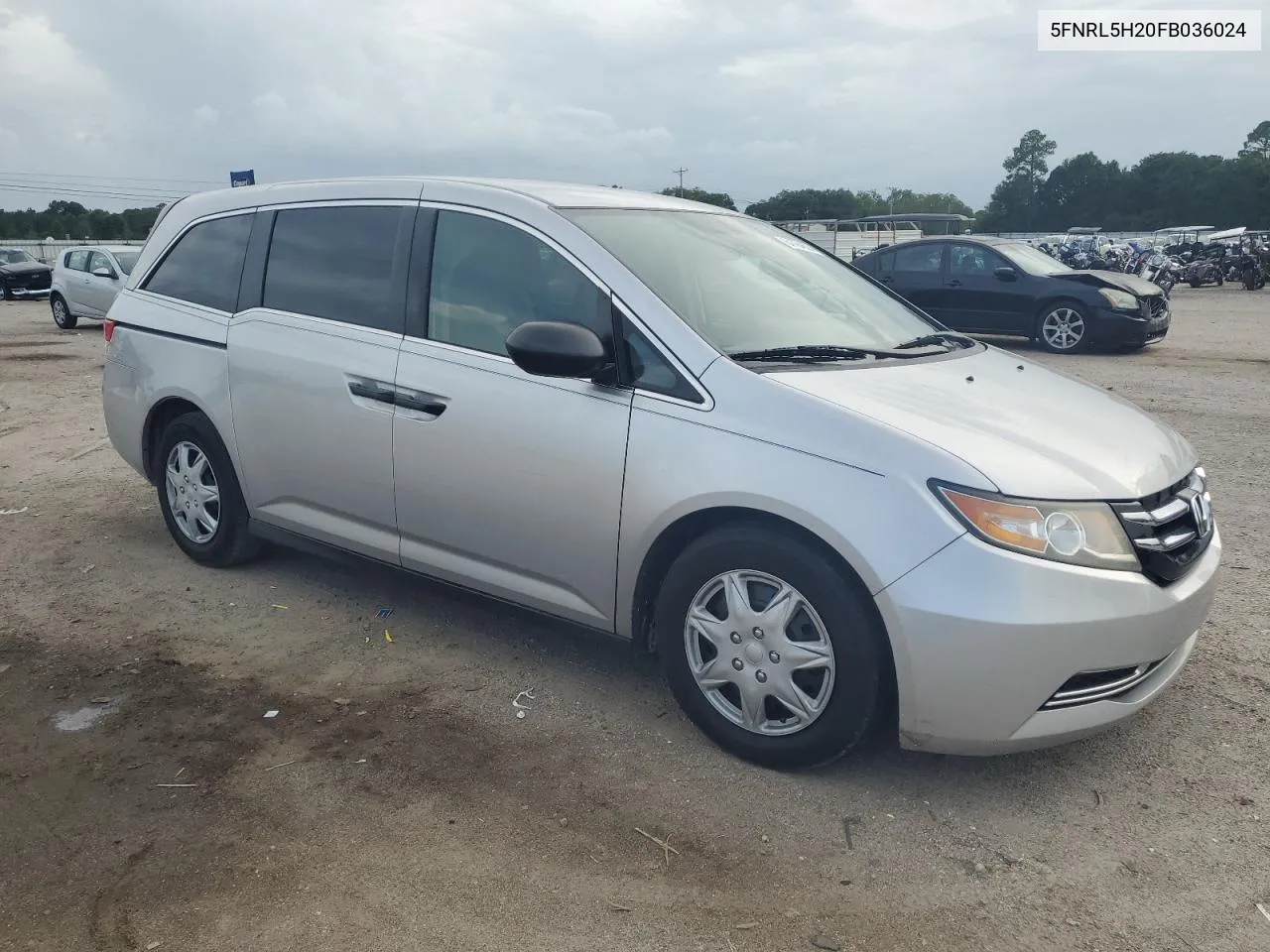 2015 Honda Odyssey Lx VIN: 5FNRL5H20FB036024 Lot: 64784624