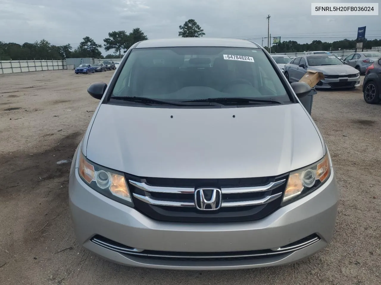 2015 Honda Odyssey Lx VIN: 5FNRL5H20FB036024 Lot: 64784624