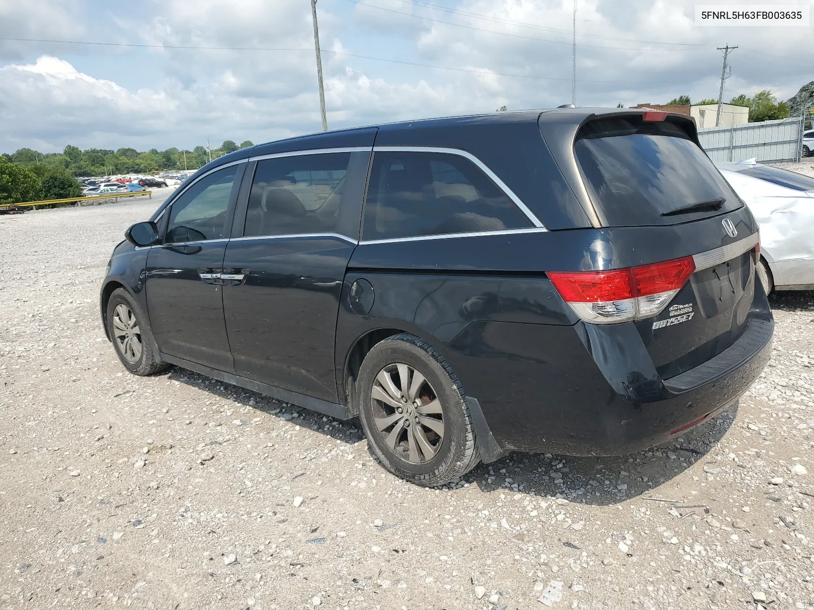 5FNRL5H63FB003635 2015 Honda Odyssey Exl