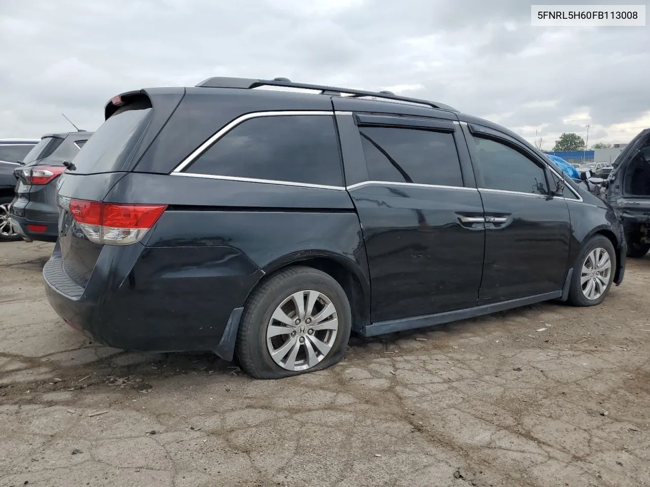 2015 Honda Odyssey Exl VIN: 5FNRL5H60FB113008 Lot: 64872694