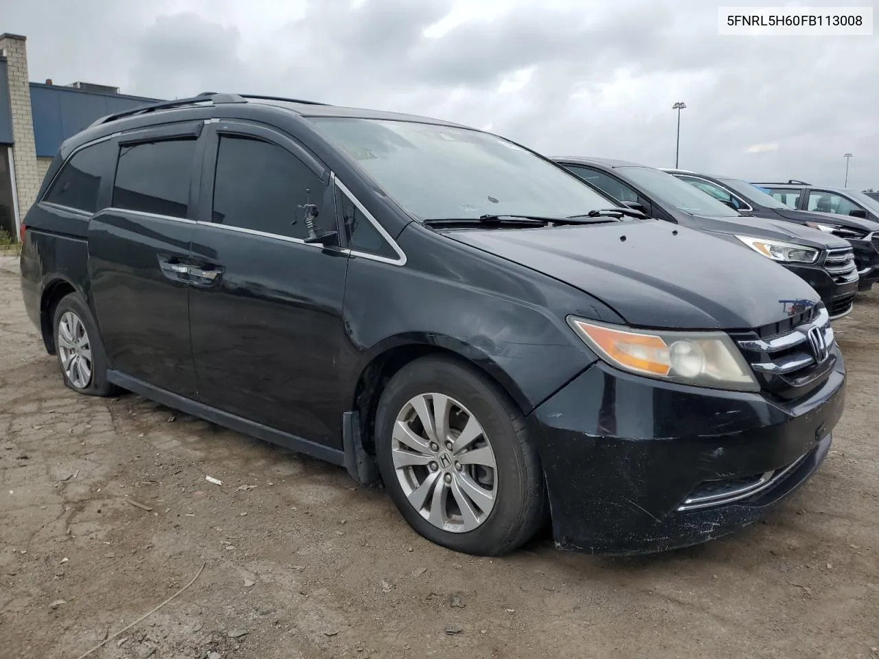 2015 Honda Odyssey Exl VIN: 5FNRL5H60FB113008 Lot: 64872694