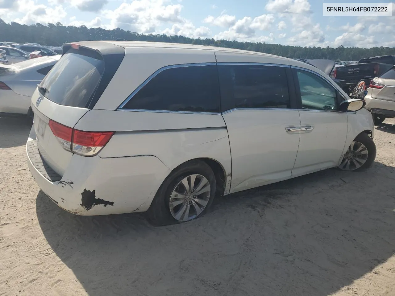 2015 Honda Odyssey Exl VIN: 5FNRL5H64FB072222 Lot: 67928944