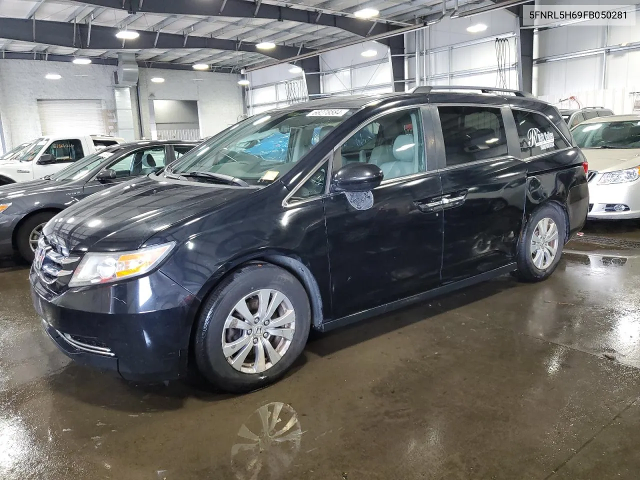 2015 Honda Odyssey Exl VIN: 5FNRL5H69FB050281 Lot: 68278584