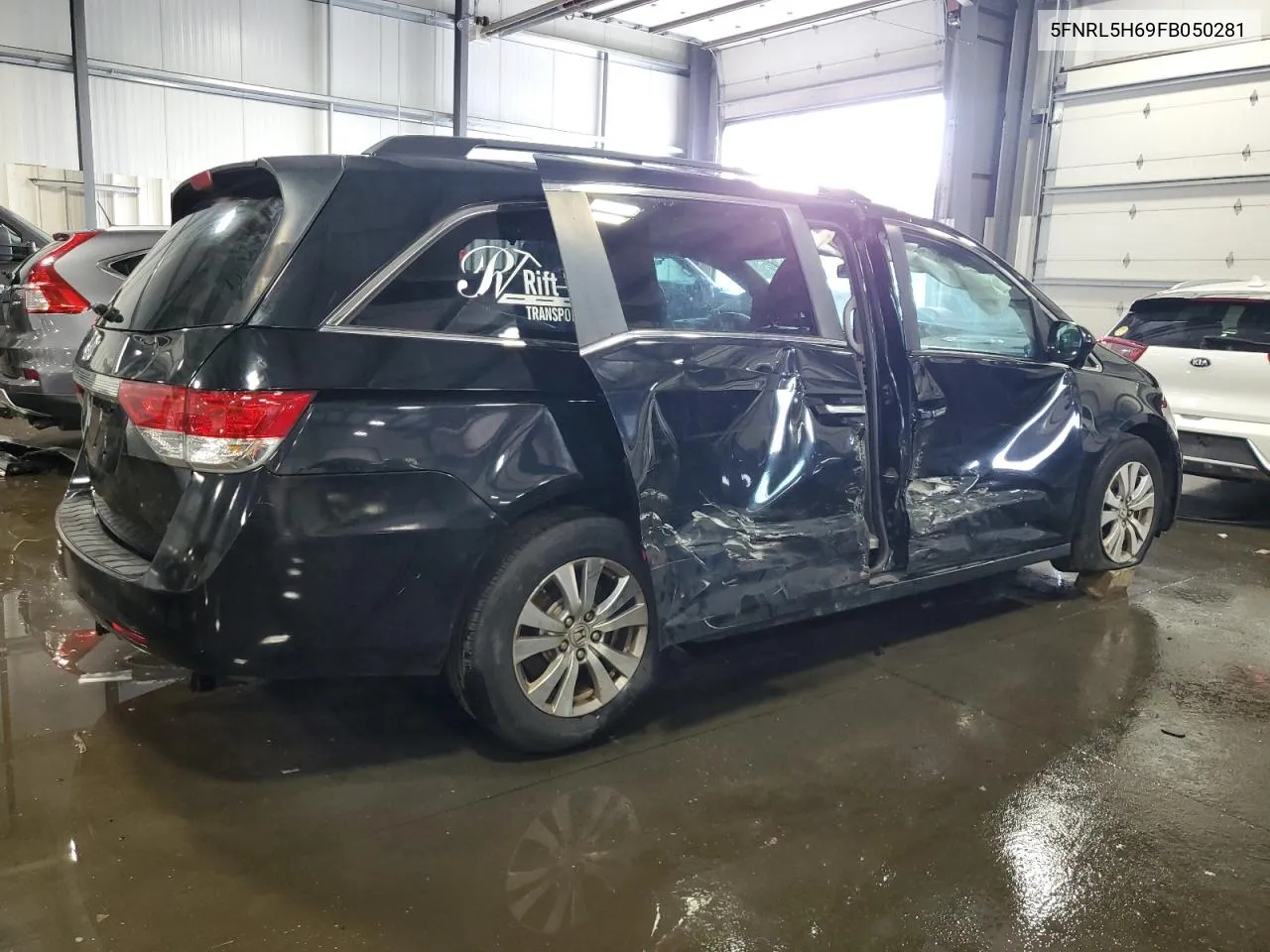 2015 Honda Odyssey Exl VIN: 5FNRL5H69FB050281 Lot: 68278584