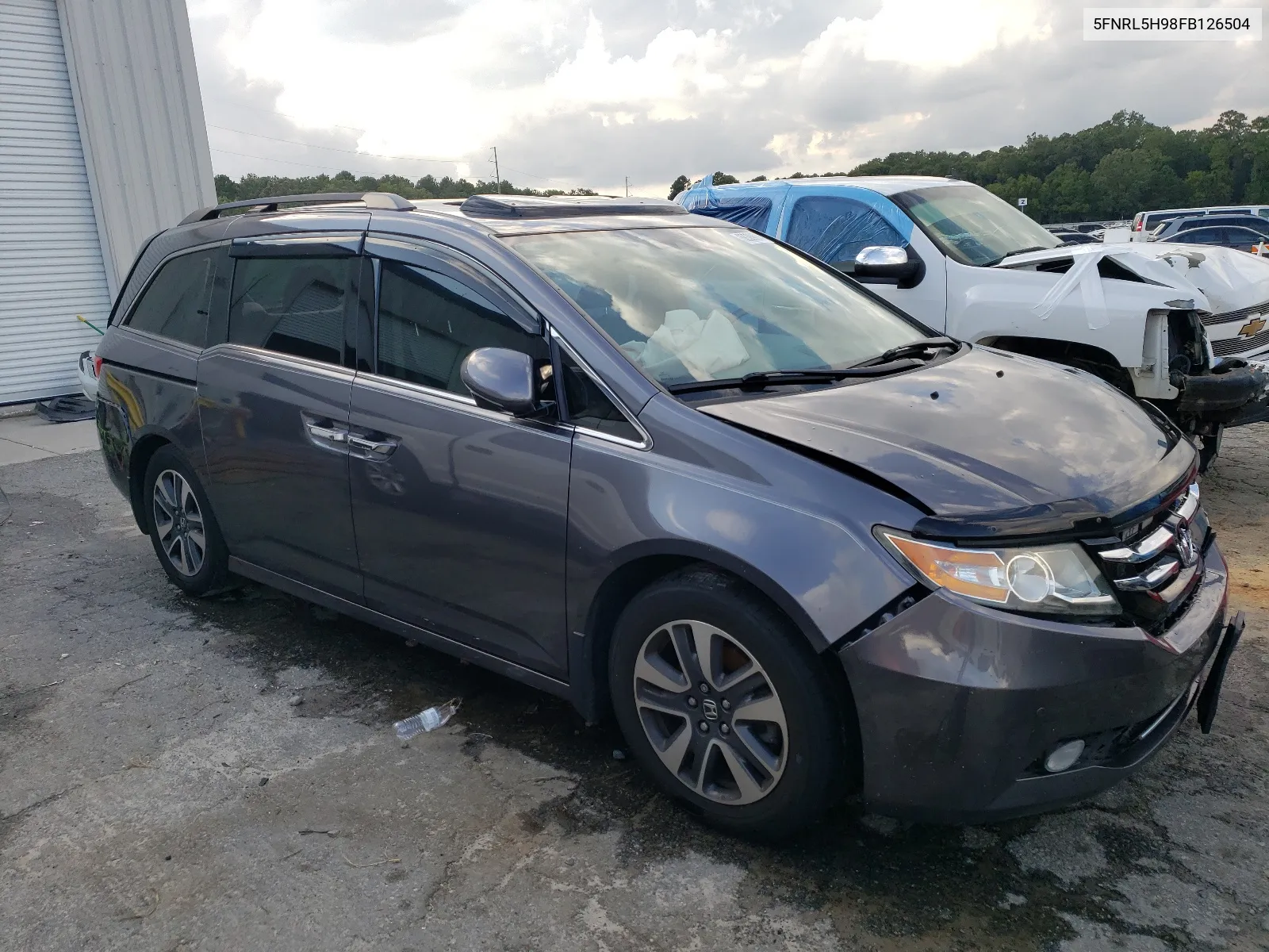 2015 Honda Odyssey Touring VIN: 5FNRL5H98FB126504 Lot: 68389074