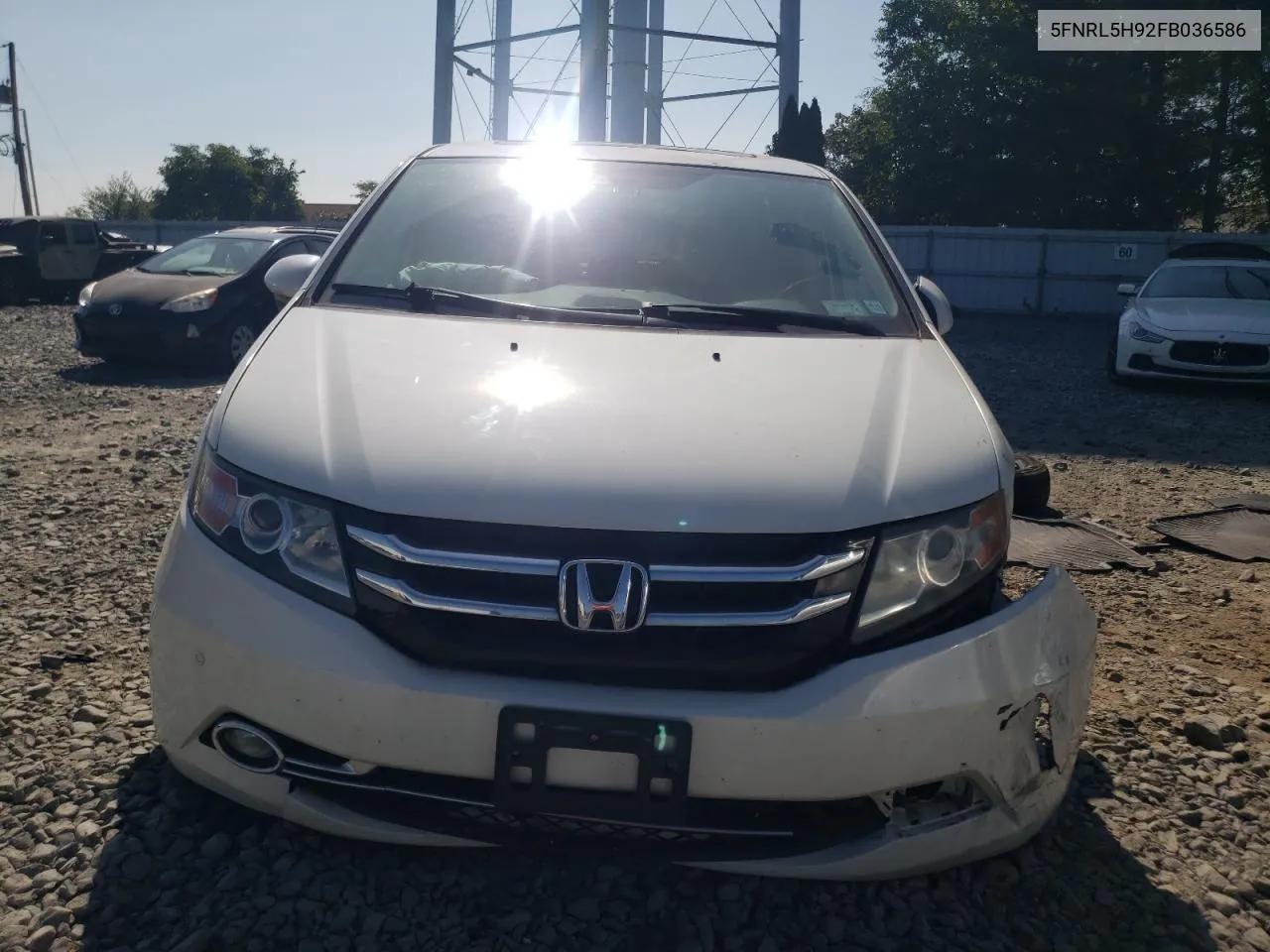 5FNRL5H92FB036586 2015 Honda Odyssey Touring