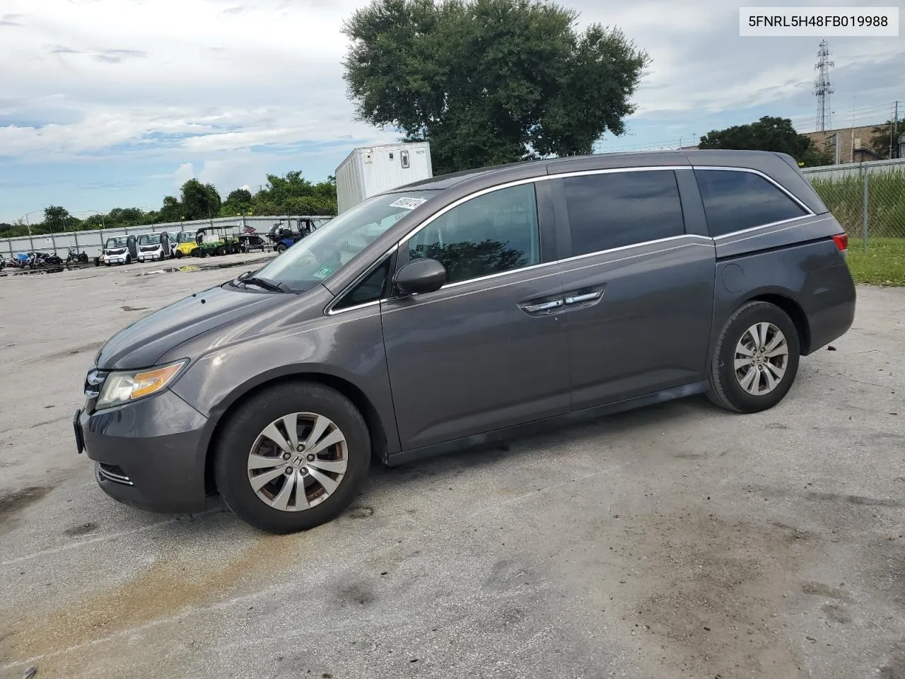 2015 Honda Odyssey Ex VIN: 5FNRL5H48FB019988 Lot: 69004124