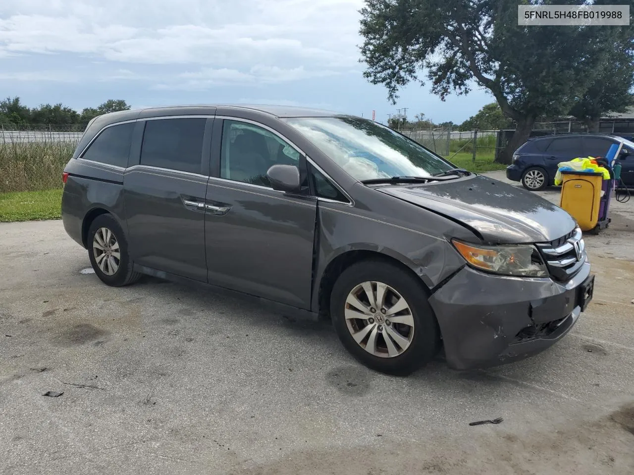 2015 Honda Odyssey Ex VIN: 5FNRL5H48FB019988 Lot: 69004124