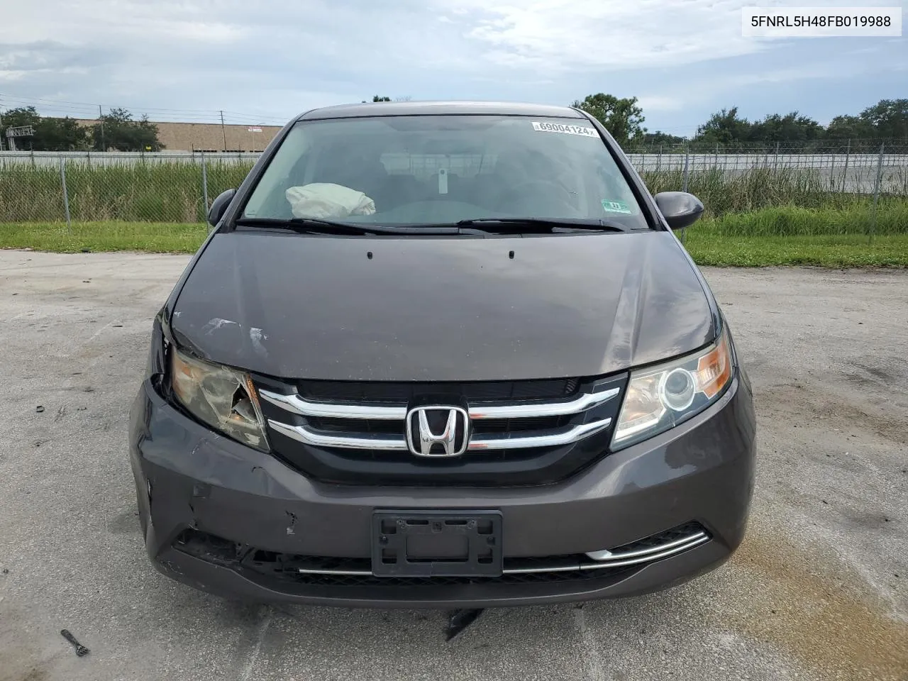 2015 Honda Odyssey Ex VIN: 5FNRL5H48FB019988 Lot: 69004124