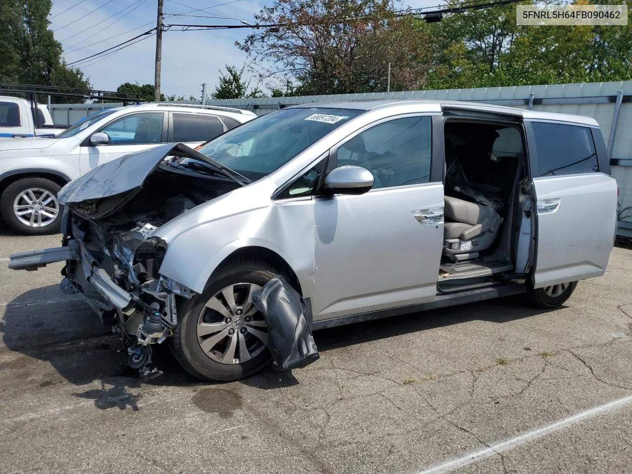 2015 Honda Odyssey Exl VIN: 5FNRL5H64FB090462 Lot: 69097204