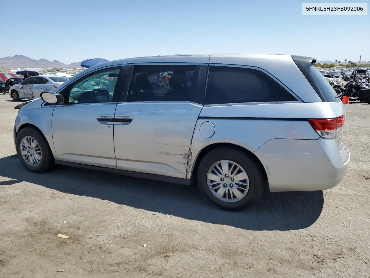 2015 Honda Odyssey Lx VIN: 5FNRL5H23FB092006 Lot: 69120434