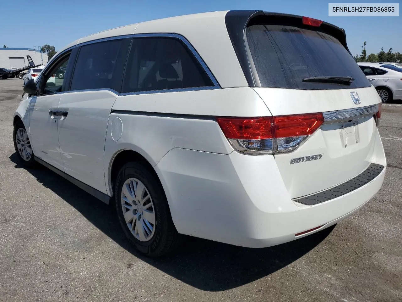 5FNRL5H27FB086855 2015 Honda Odyssey Lx