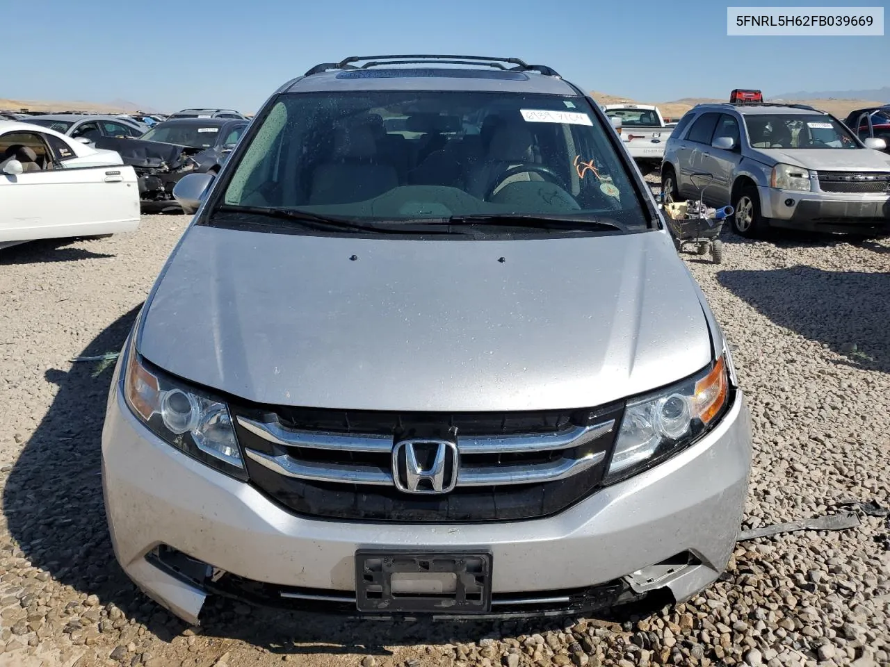 5FNRL5H62FB039669 2015 Honda Odyssey Exl