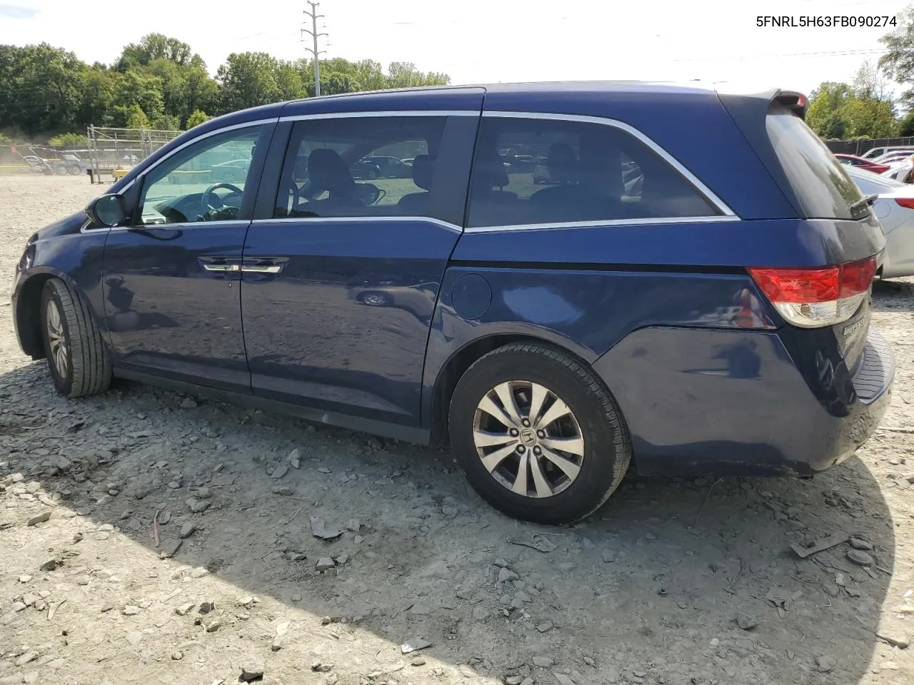 2015 Honda Odyssey Exl VIN: 5FNRL5H63FB090274 Lot: 70225544