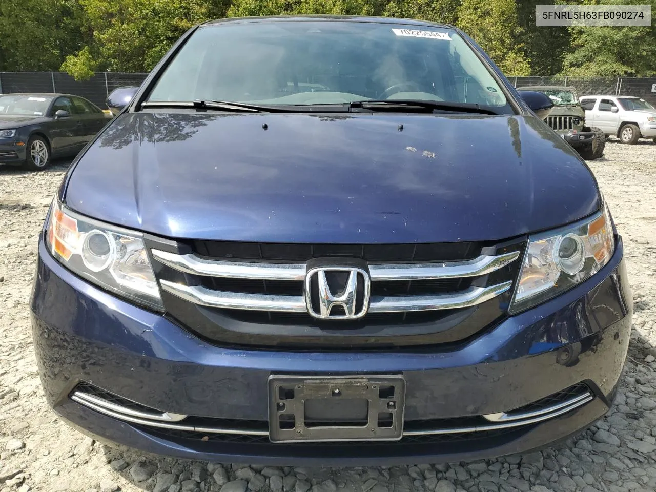 5FNRL5H63FB090274 2015 Honda Odyssey Exl