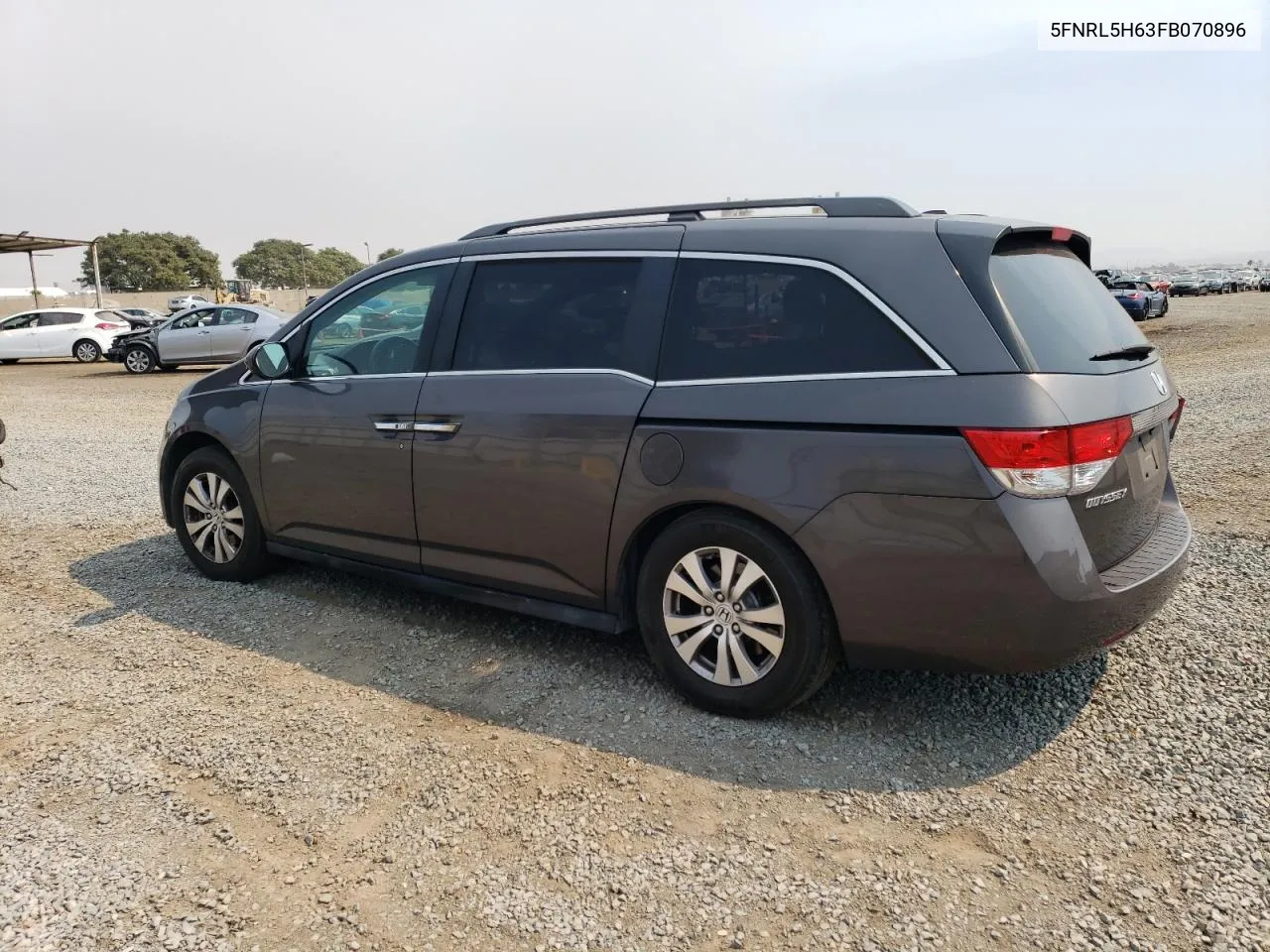 2015 Honda Odyssey Exl VIN: 5FNRL5H63FB070896 Lot: 70538544