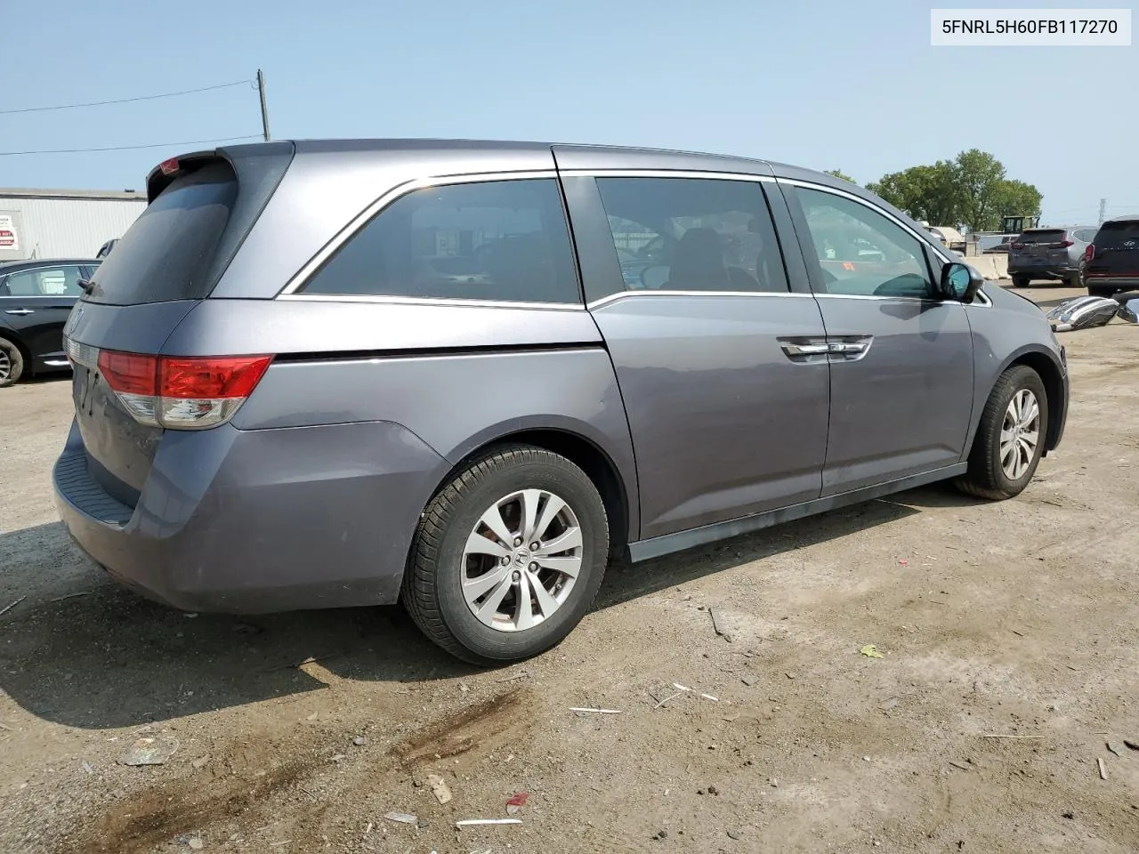 5FNRL5H60FB117270 2015 Honda Odyssey Exl