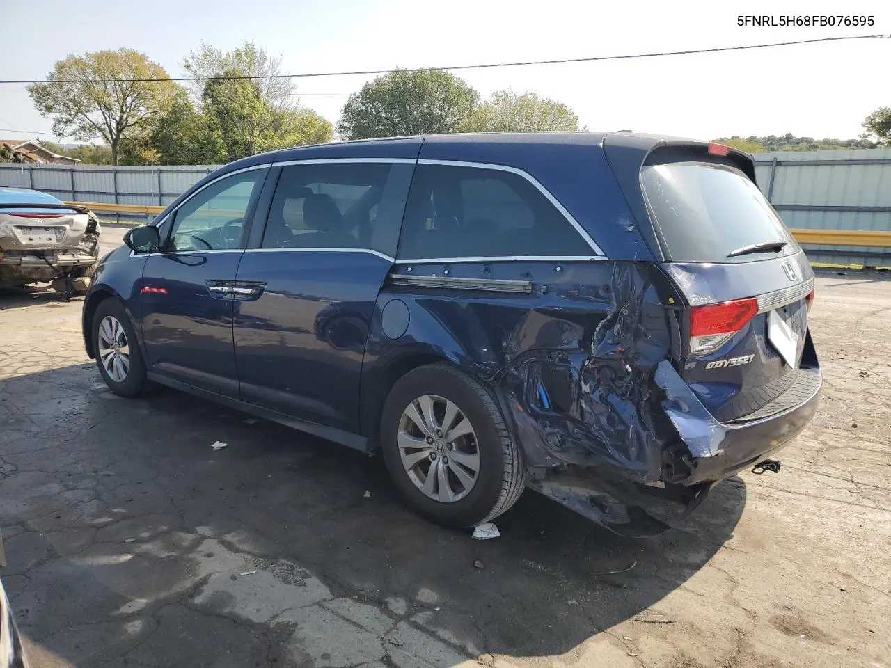 2015 Honda Odyssey Exl VIN: 5FNRL5H68FB076595 Lot: 71066244