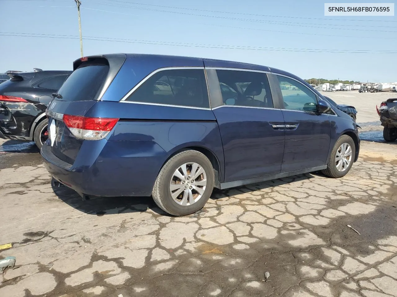 5FNRL5H68FB076595 2015 Honda Odyssey Exl