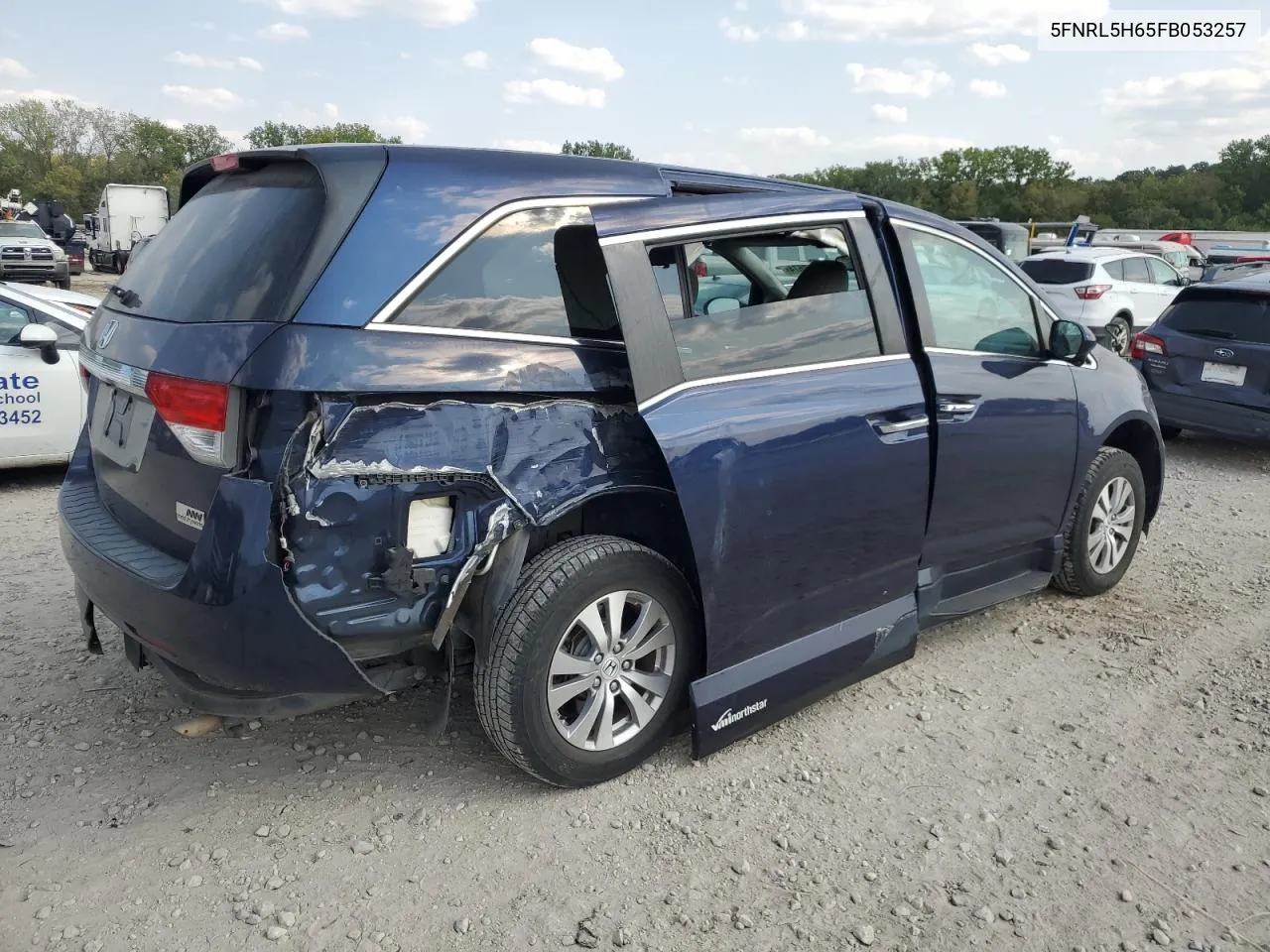 2015 Honda Odyssey Exl VIN: 5FNRL5H65FB053257 Lot: 71287674