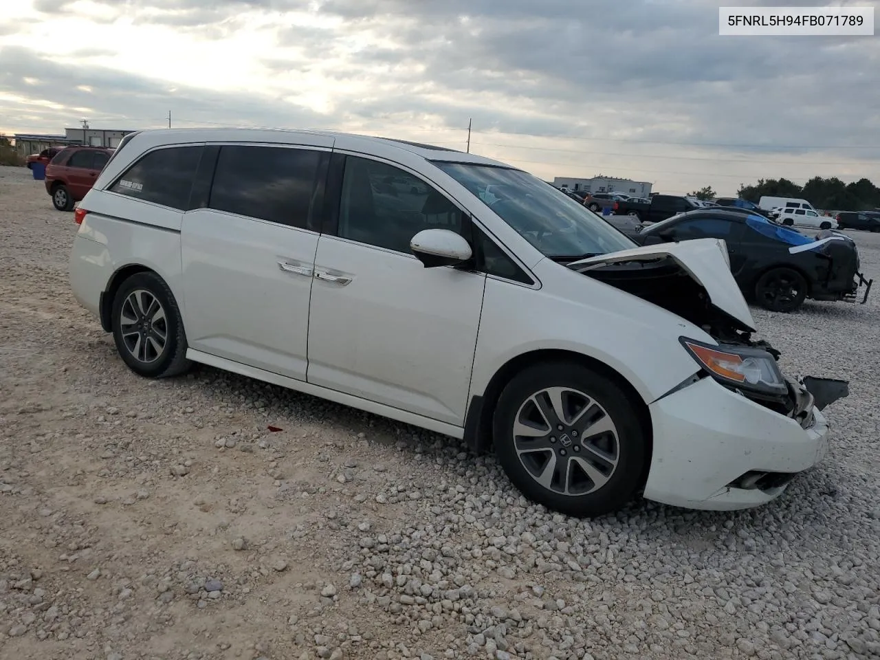 2015 Honda Odyssey Touring VIN: 5FNRL5H94FB071789 Lot: 71578464