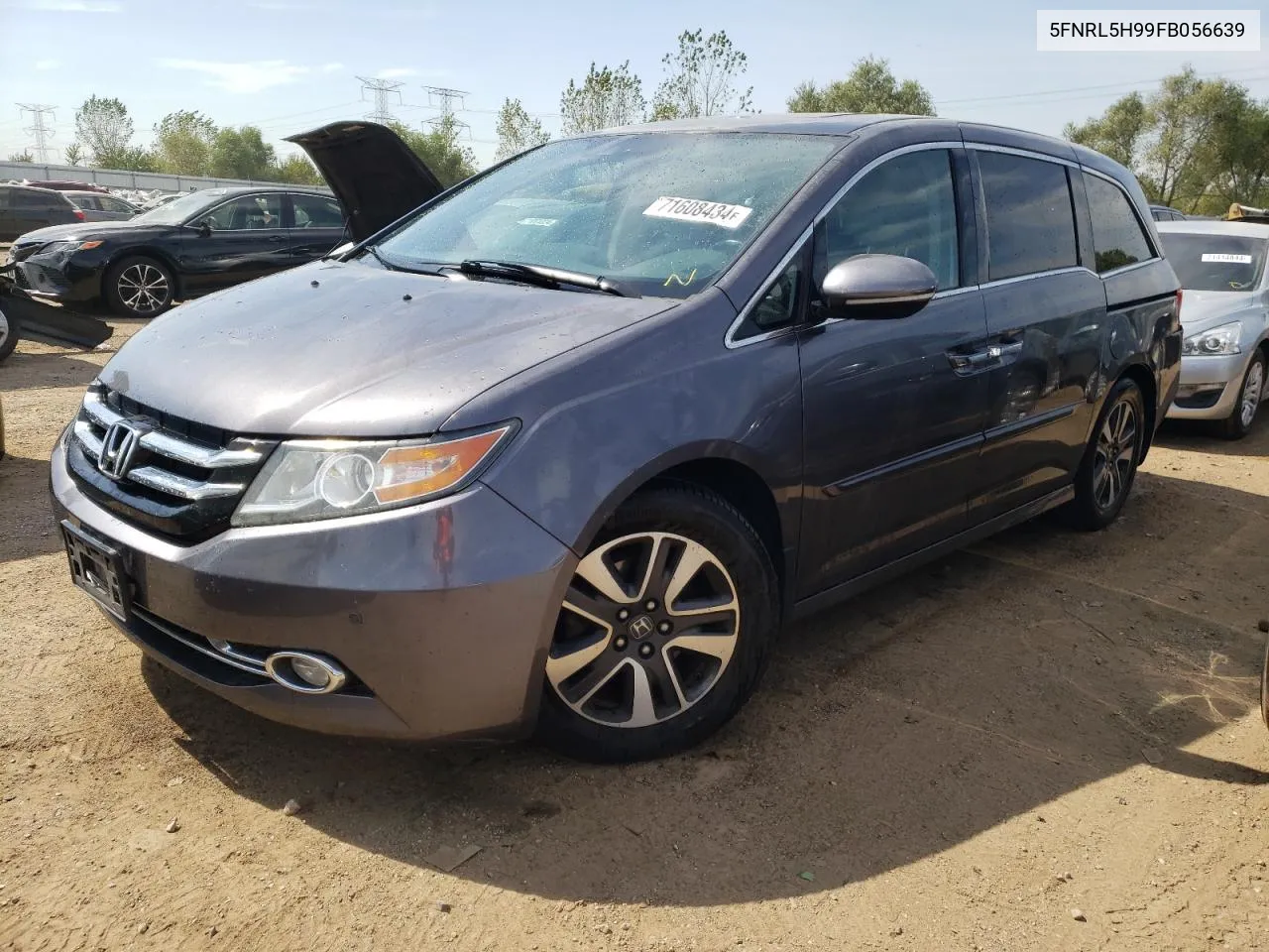 5FNRL5H99FB056639 2015 Honda Odyssey Touring