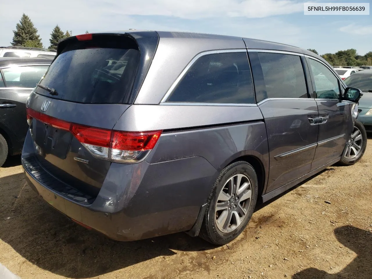 2015 Honda Odyssey Touring VIN: 5FNRL5H99FB056639 Lot: 71608434