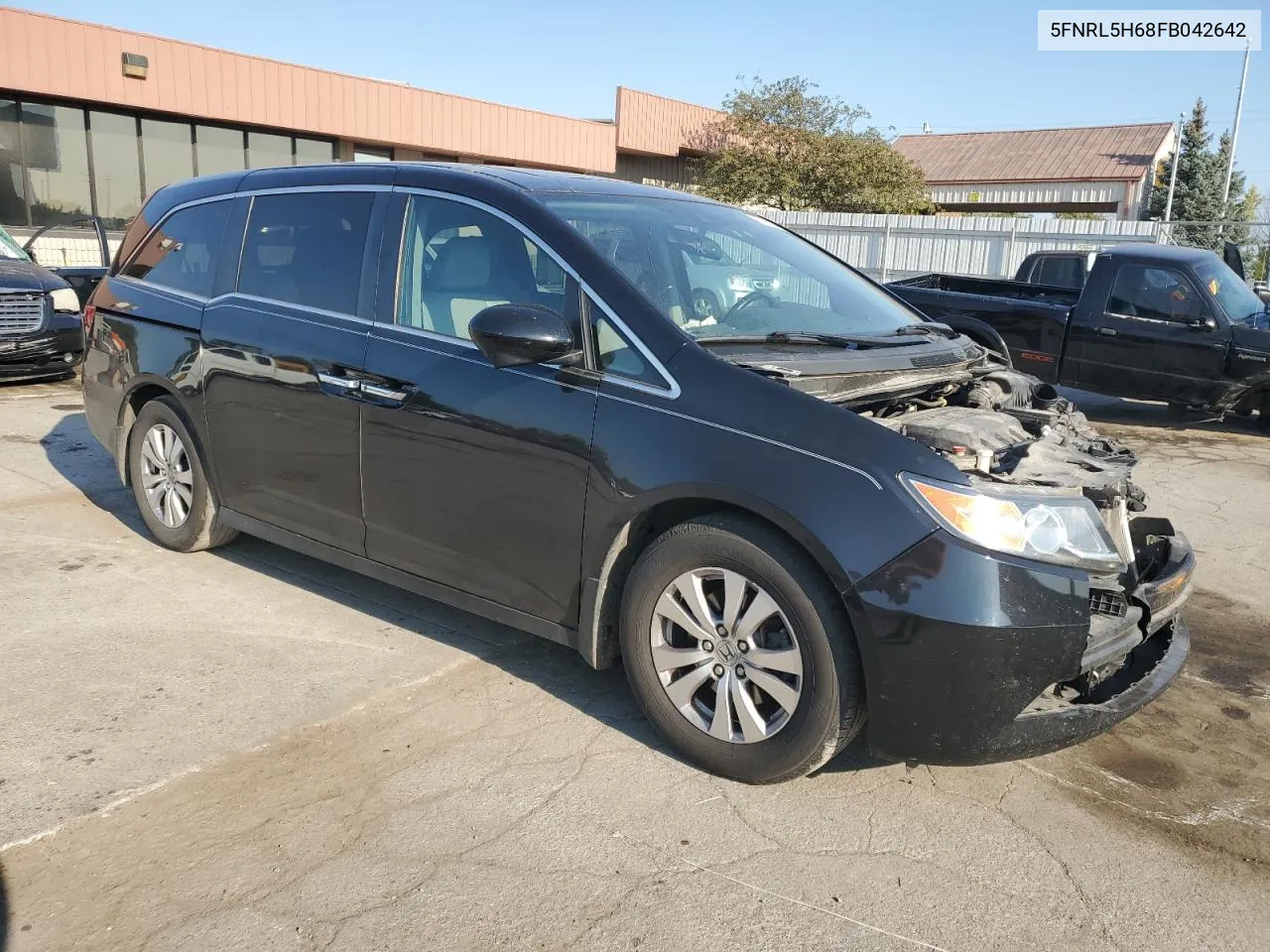 2015 Honda Odyssey Exl VIN: 5FNRL5H68FB042642 Lot: 71795254