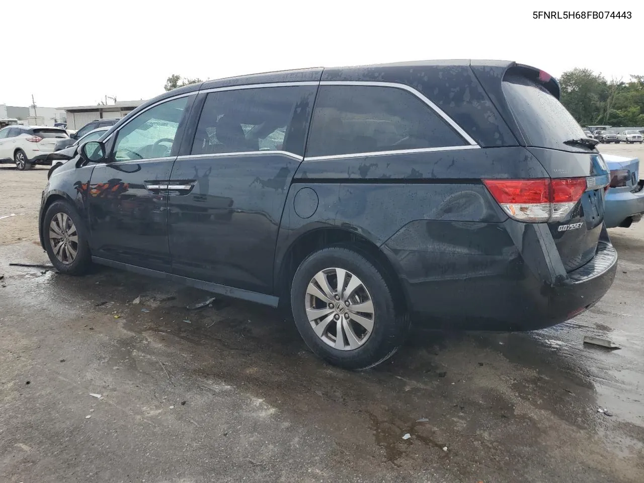 5FNRL5H68FB074443 2015 Honda Odyssey Exl